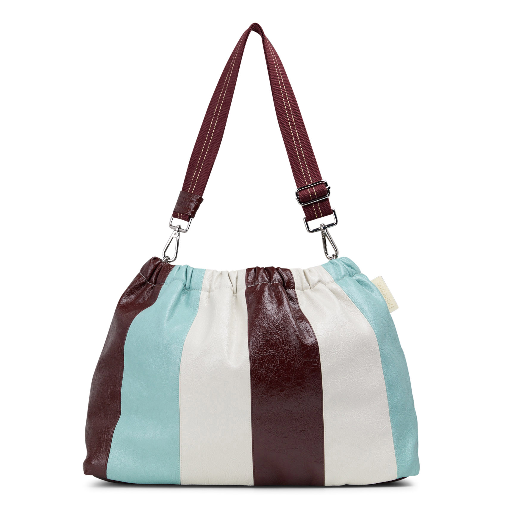 Handtas van imitatieleer BELLEROSE Gestreepte