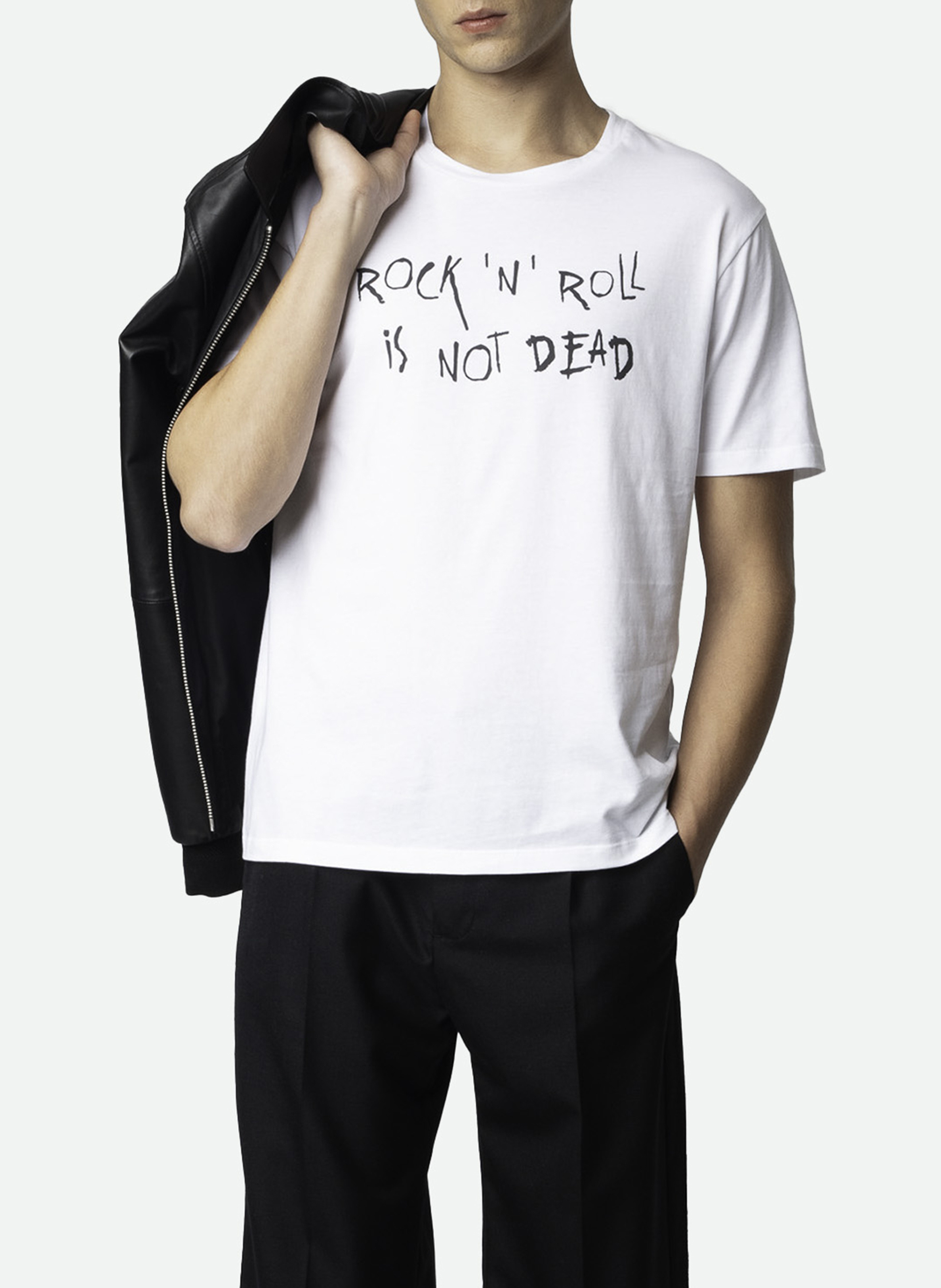 Tee-shirt droit en coton bio ZADIG&VOLTAIRE Blanc