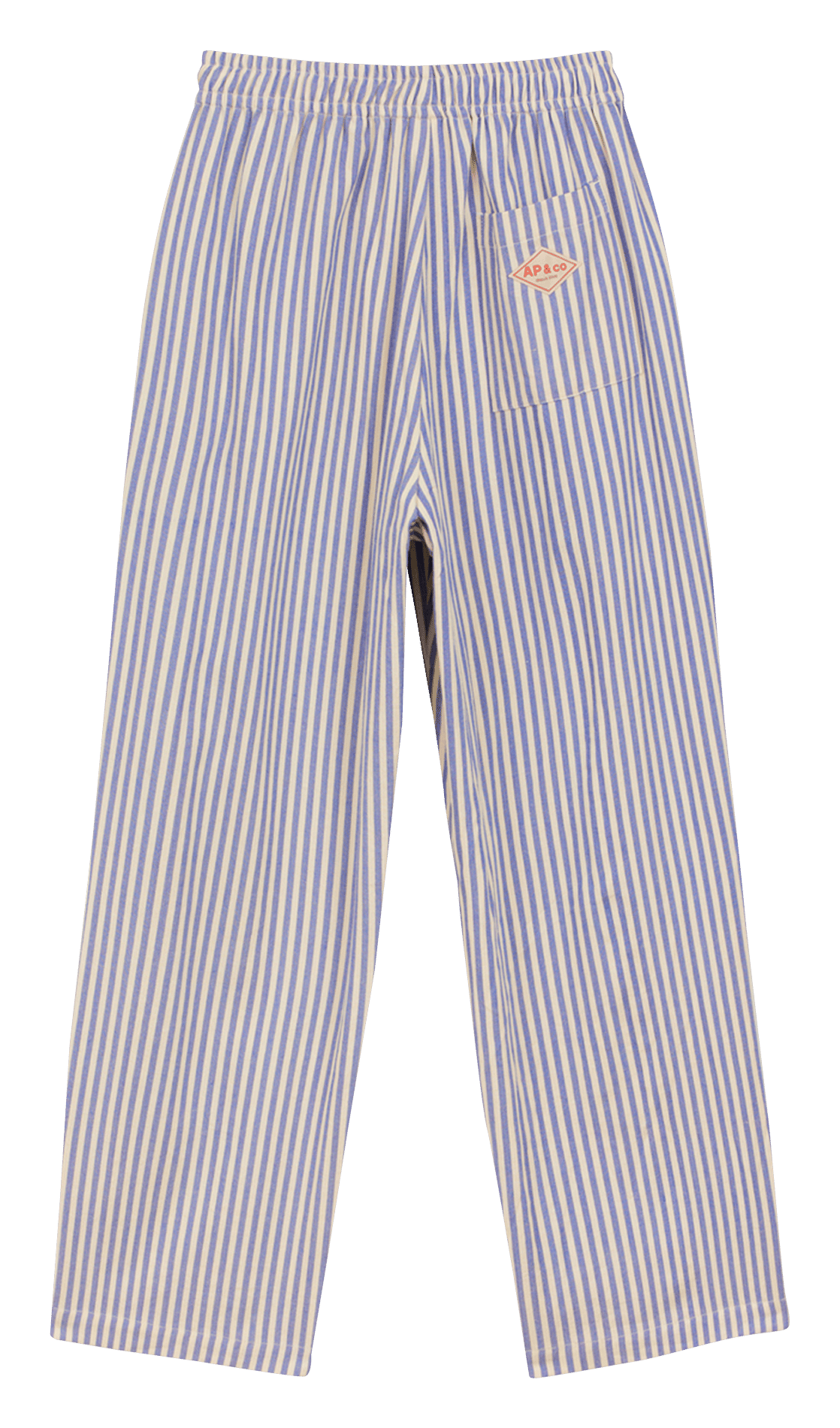 Slim-fit cotton cargo pants A.P Blue