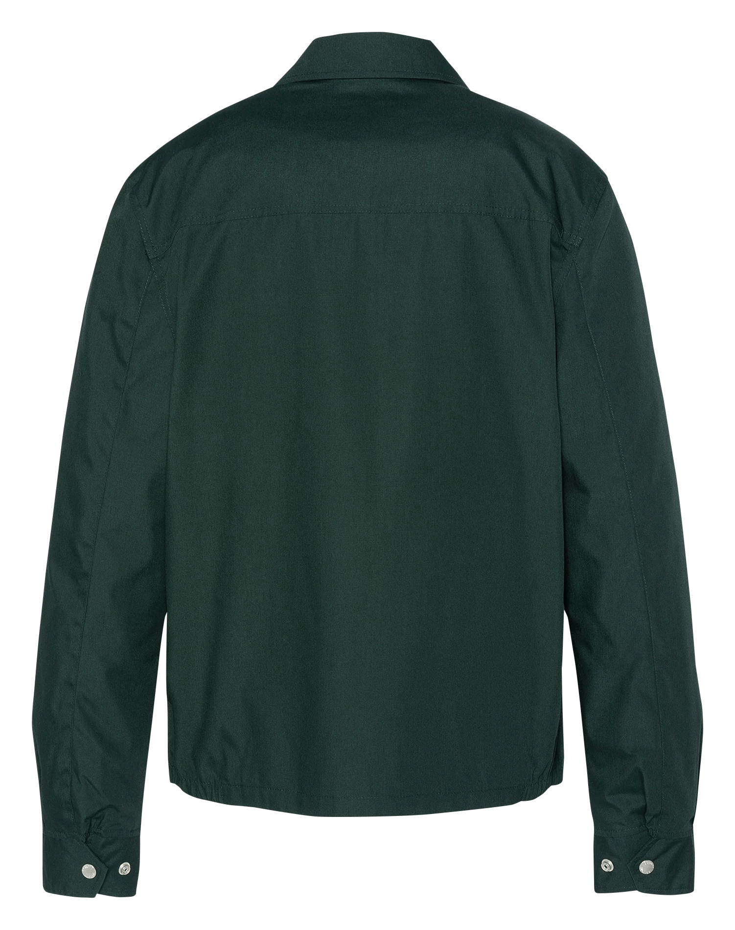 Gerade geschnittene Jacke mit Reißverschluss und Taschen. SCHOTT Grun