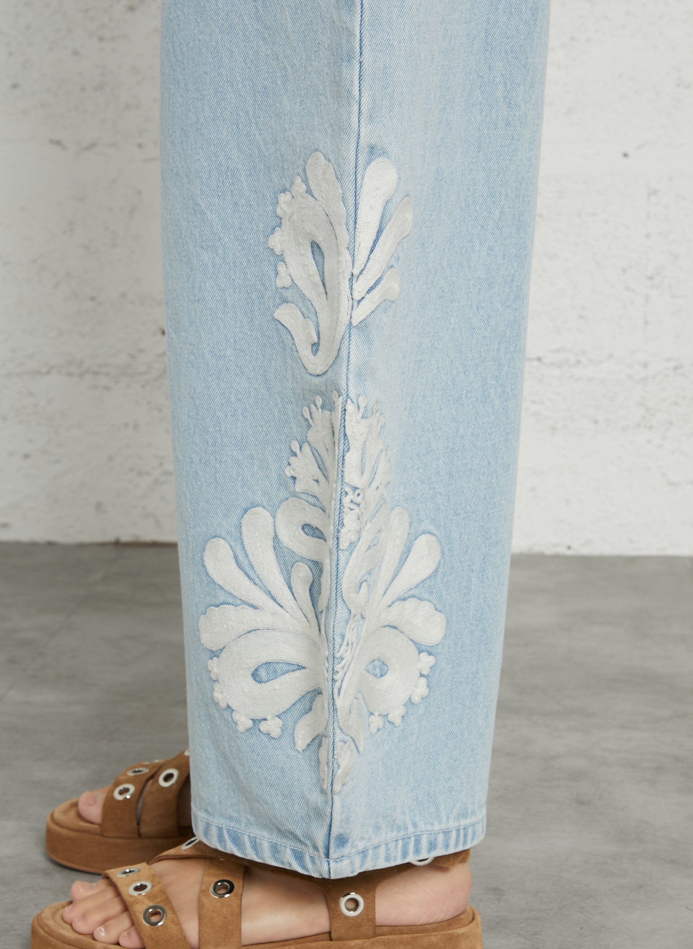 Weite Ballonjeans BERENICE Blau