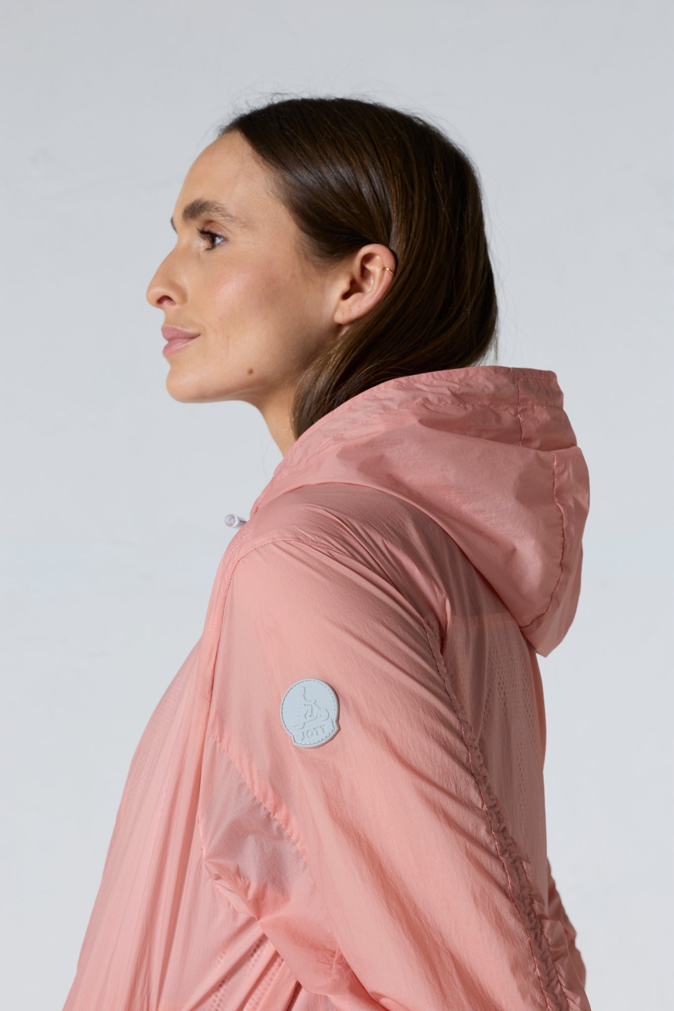 Ally Short Packable Windbreaker JOTT Pink