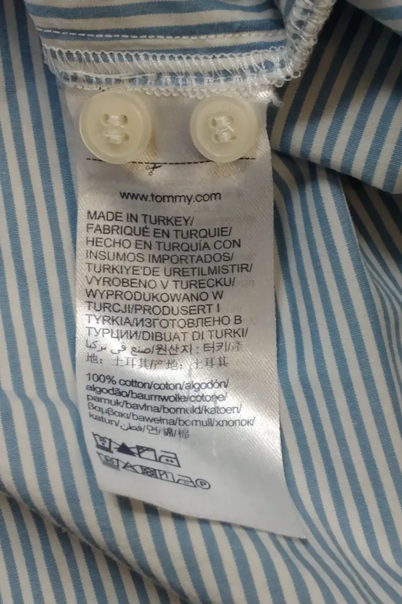 Shirt TOMMY HILFIGER - SECONDE MAIN Blue