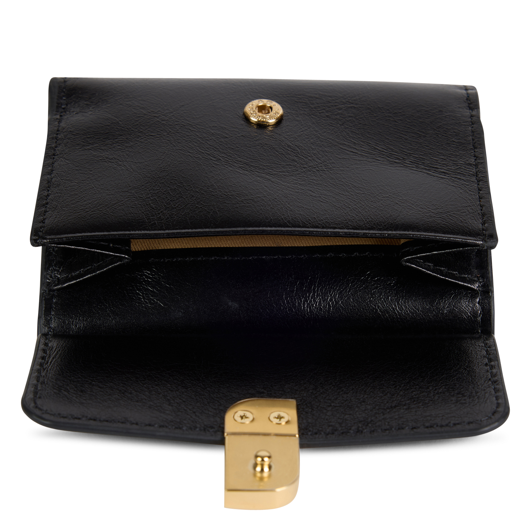 Portefeuille en cuir NAT & NIN Noir