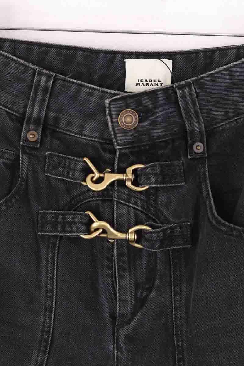 Straight jeans ISABEL MARANT - Seconde Main Black