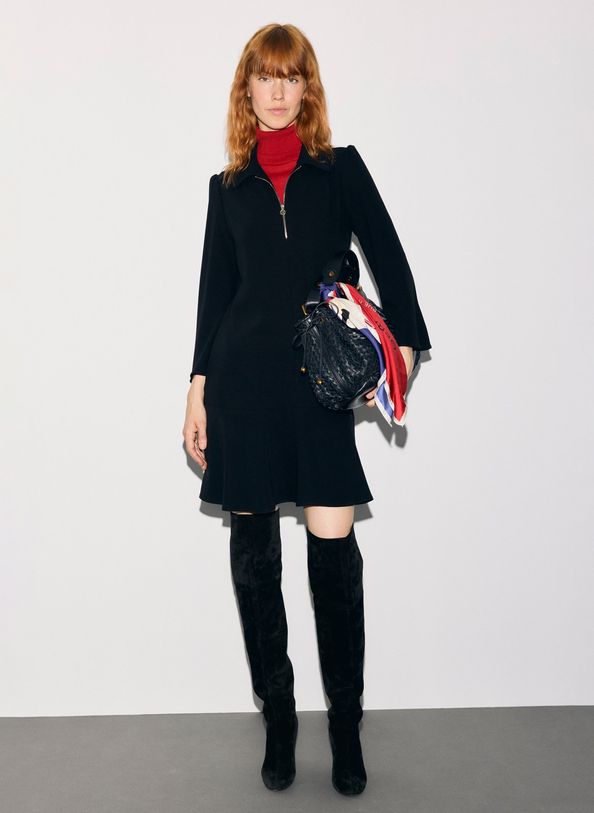 Robe courte évasée GERARD DAREL Noir
