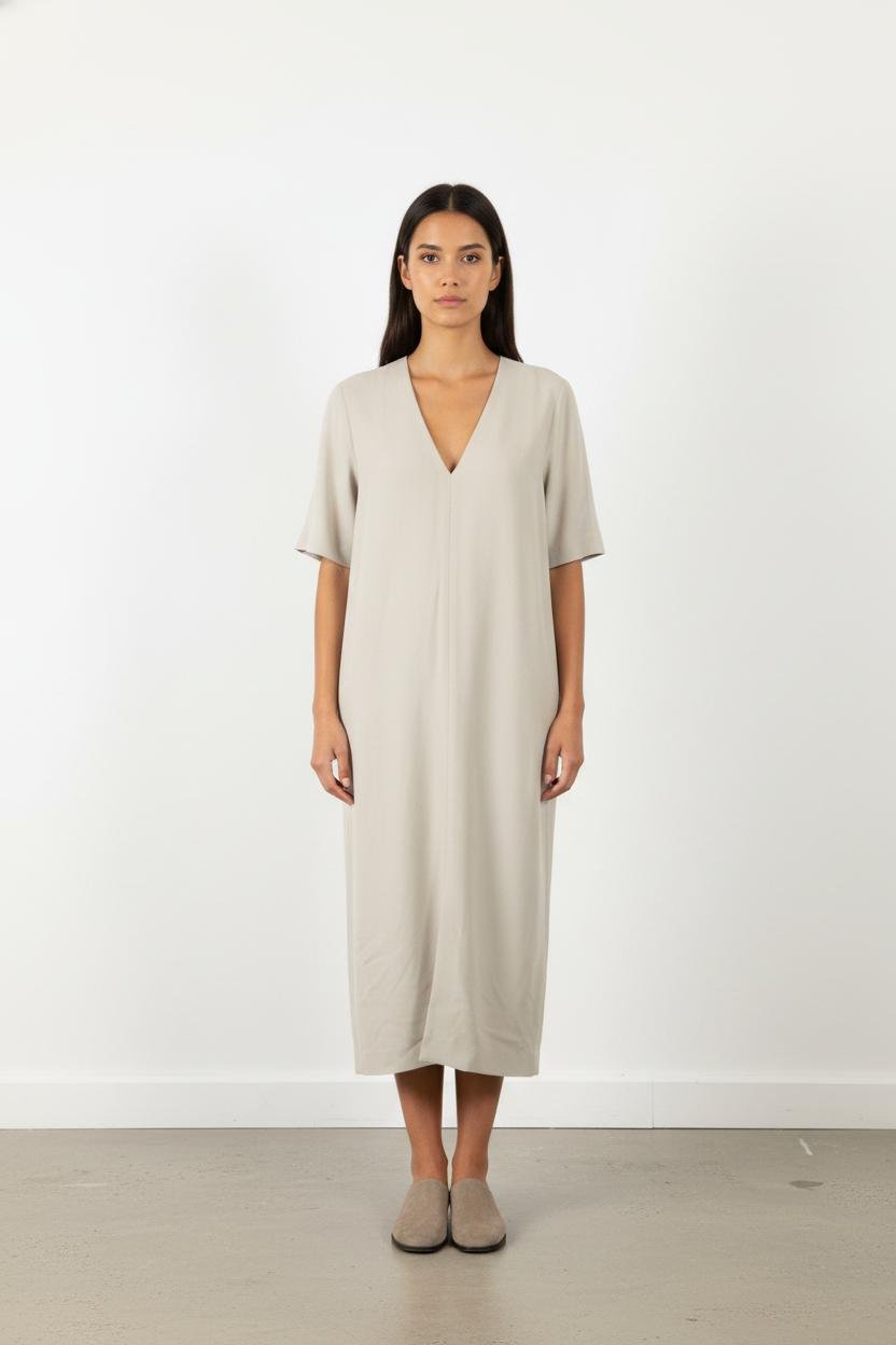 Long dress JOSEPH - Seconde Main Grey