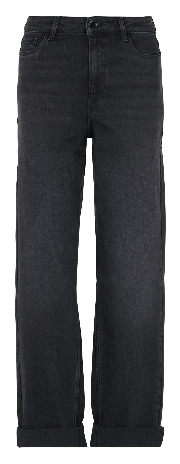 Wide-leg cotton-blend jeans MAISON 123 Black