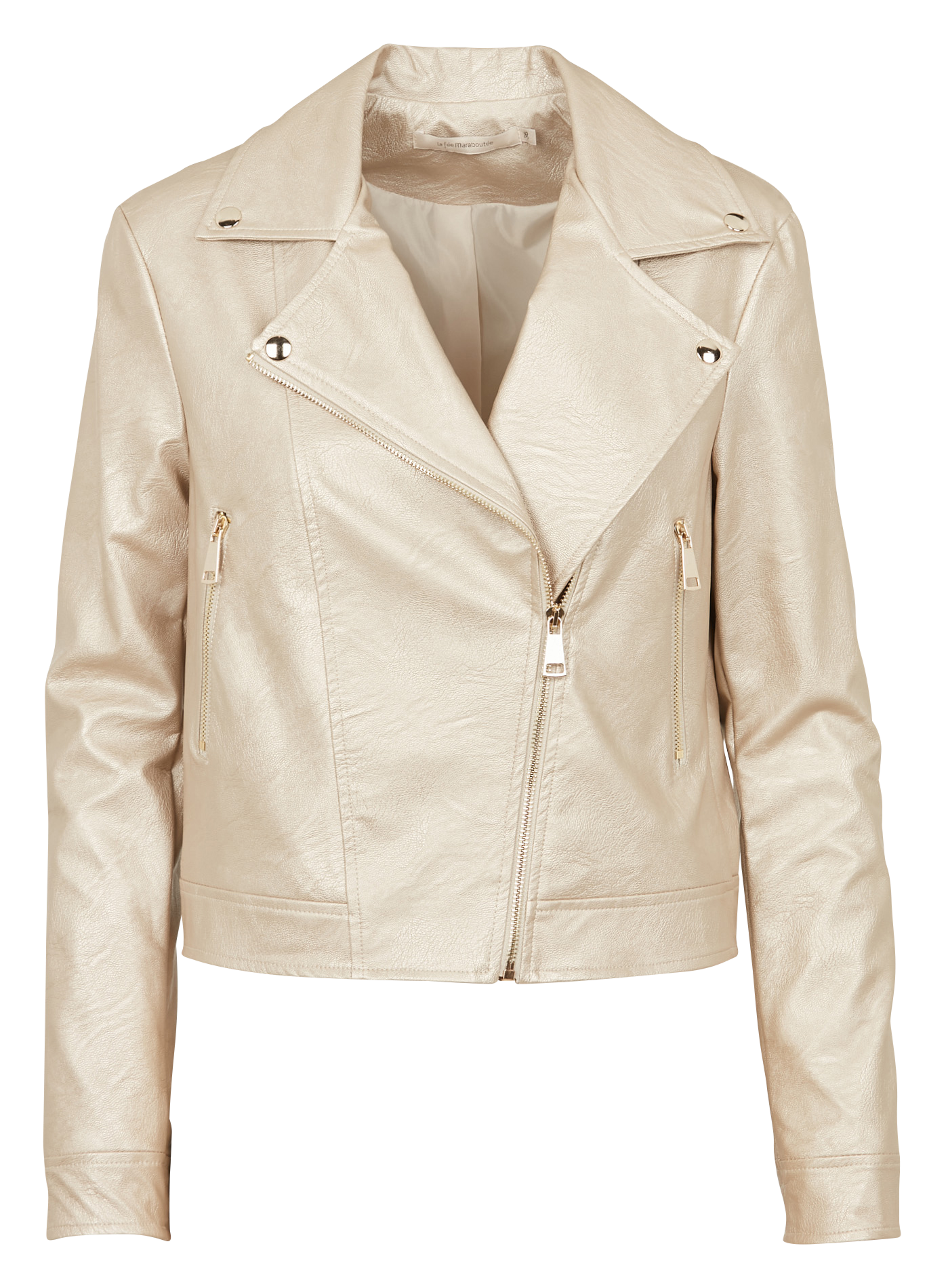 Straight-cut jacket with tailored collar LA FEE MARABOUTEE Yellow