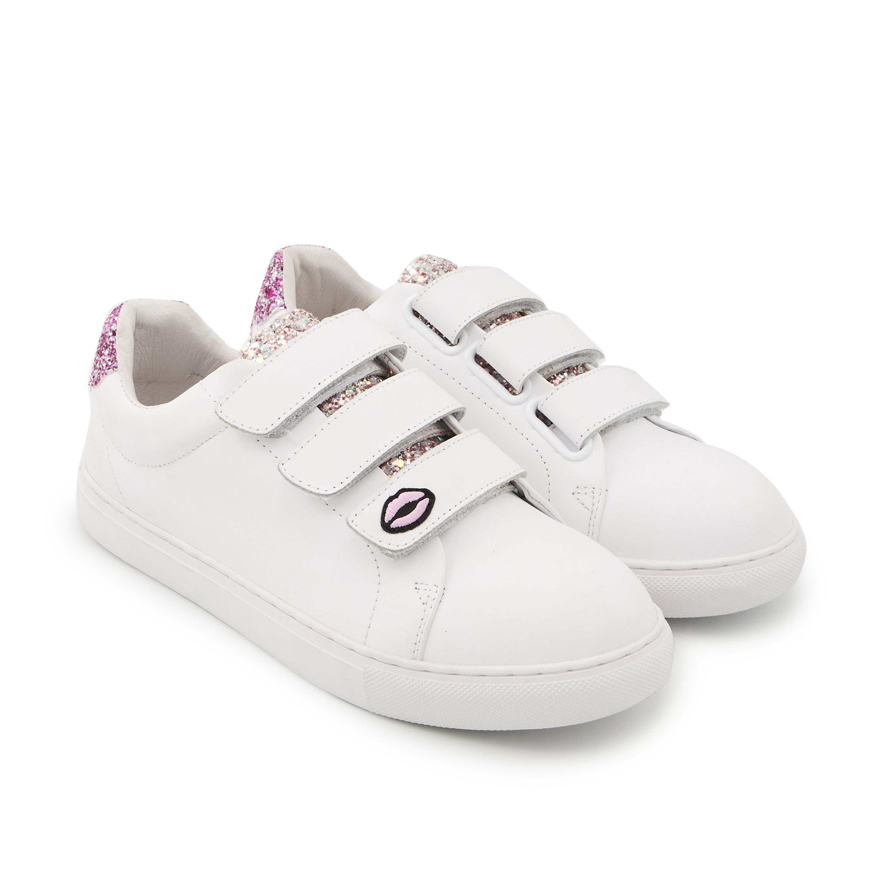 Jimmy leather sneakers BONS BAISERS PARIS White