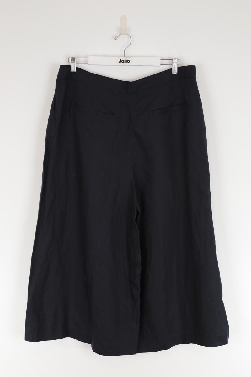 Wide cotton trousers  LK BENNETT - Seconde Main Blue