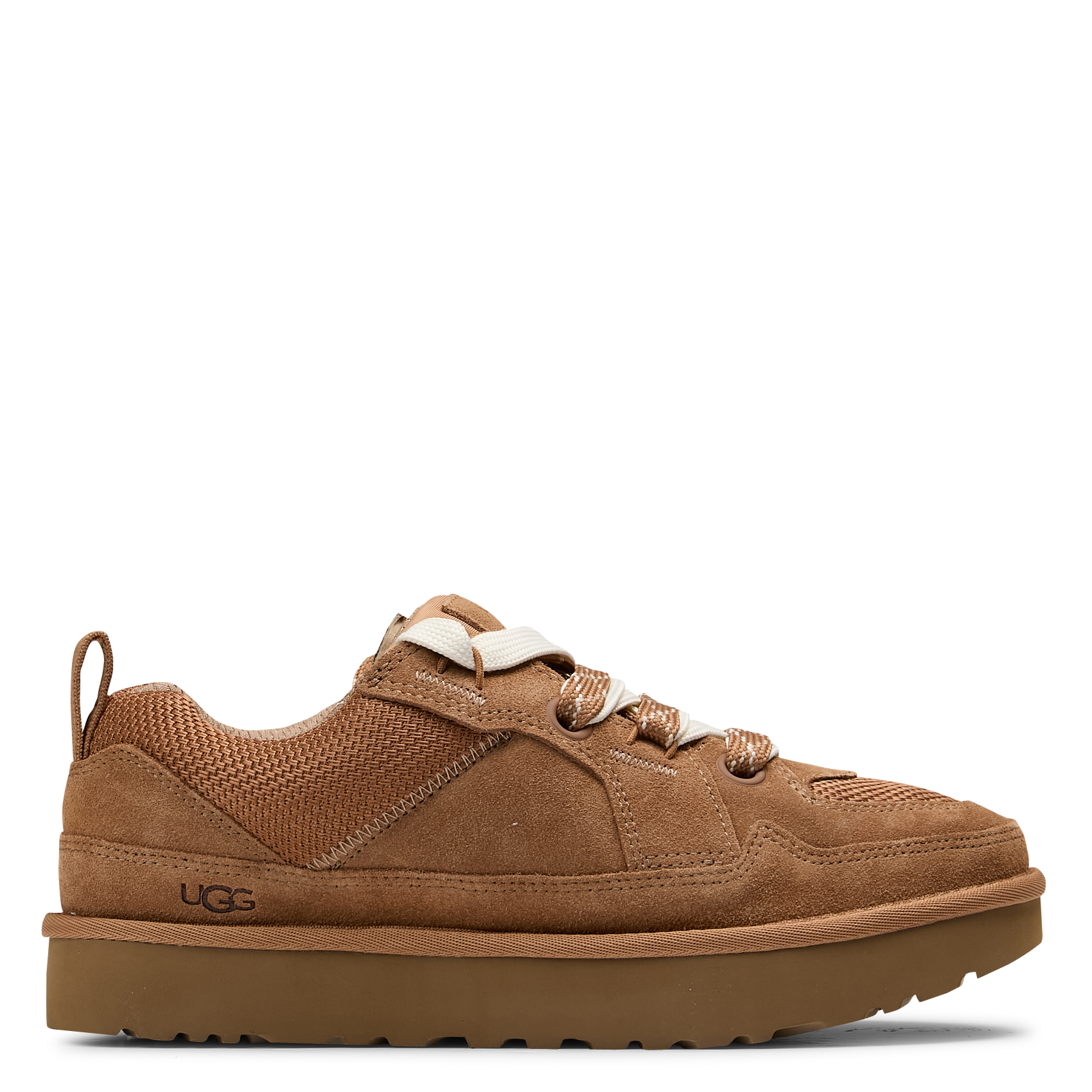 Baskets bassses compensées bi-matière UGG Marron