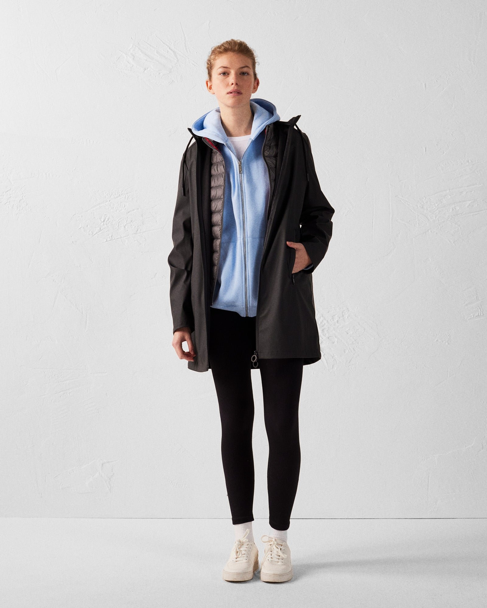 Sleeveless lightweight down vest seda JOTT Grey