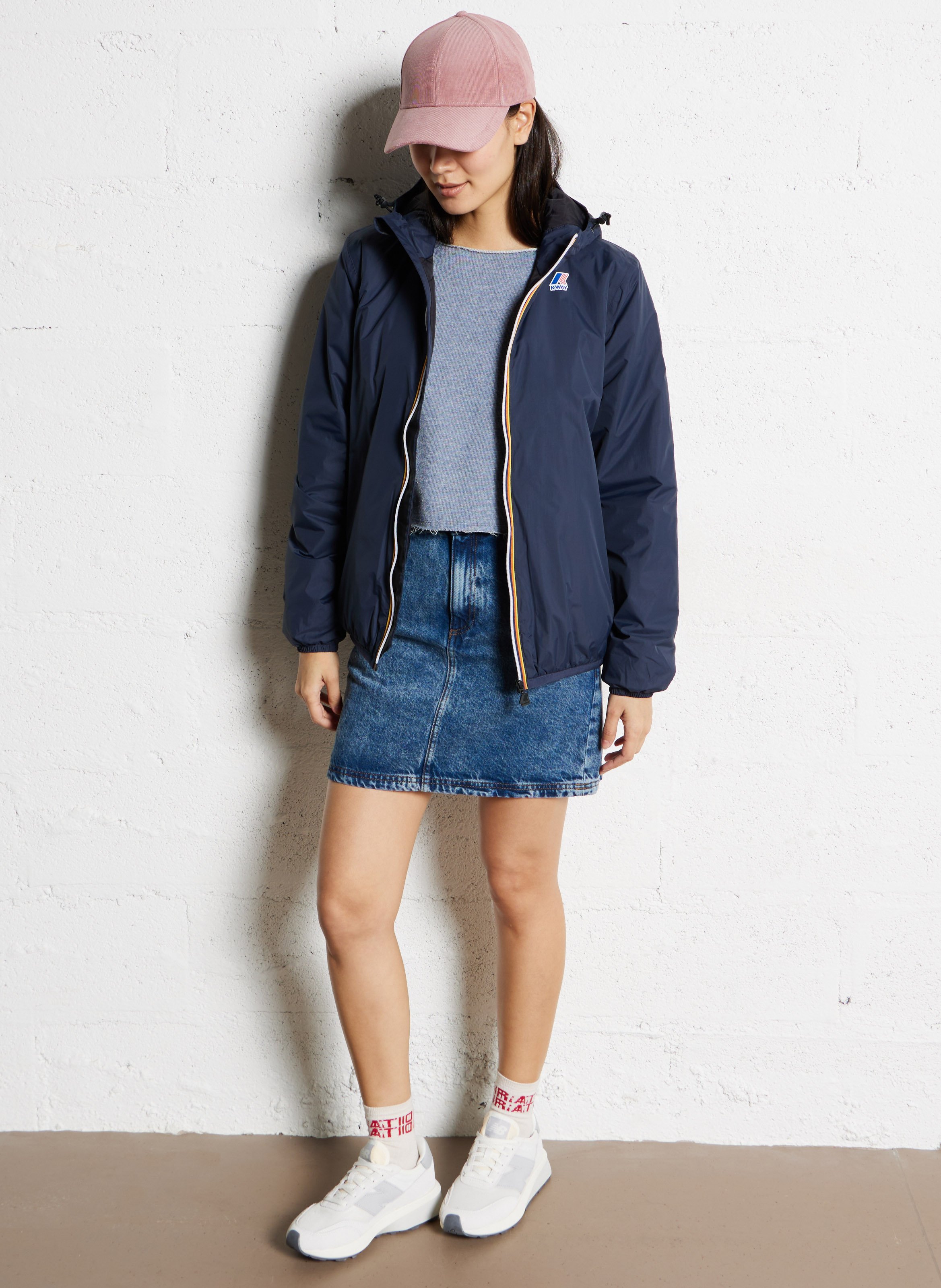 Windjacke mit Stehkragen K-WAY Blau