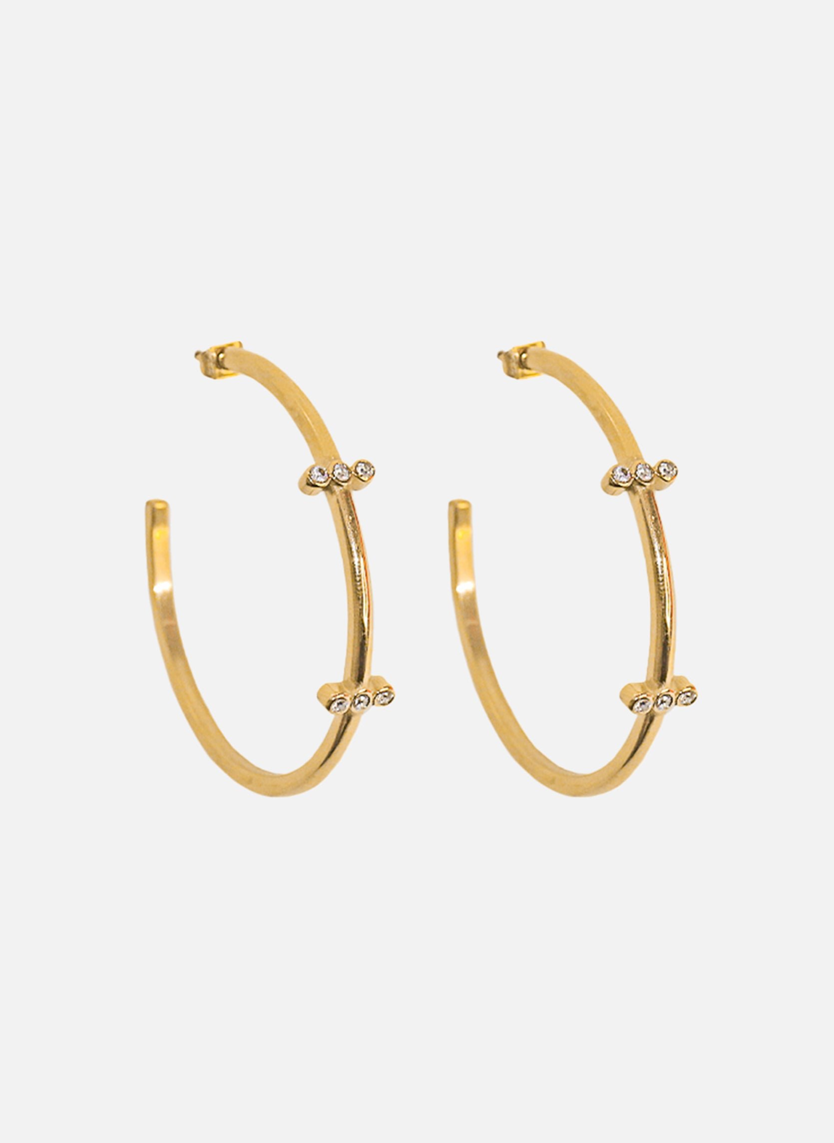 Aura hoops AEC Paris White