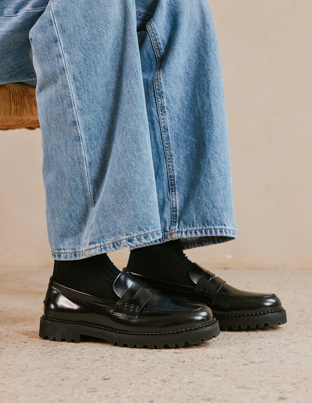 Mocassins ODAJE EX. M.MOUSTACHE Noir