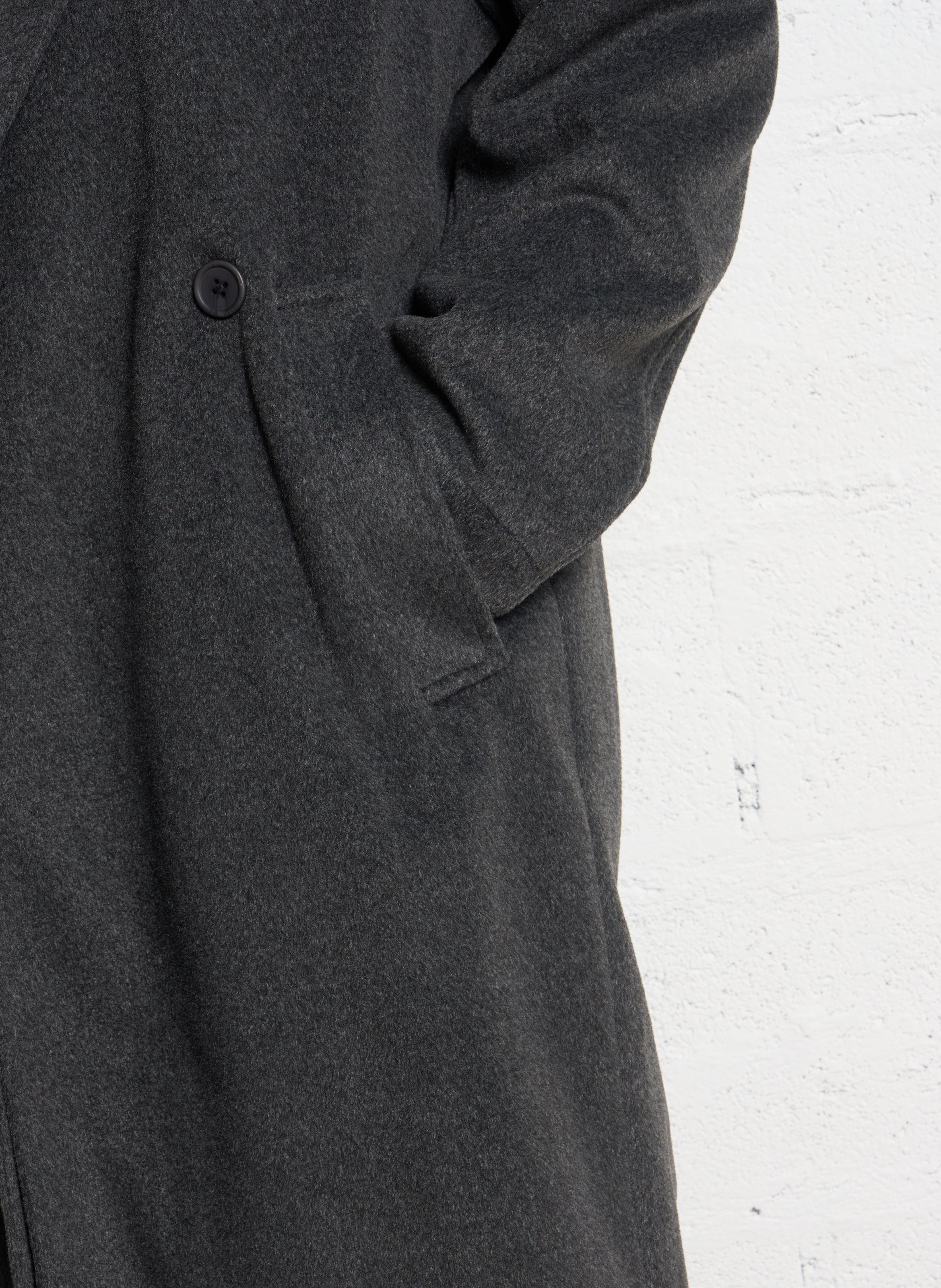 Oversized coat with tailored collar JC SOPHIE Black