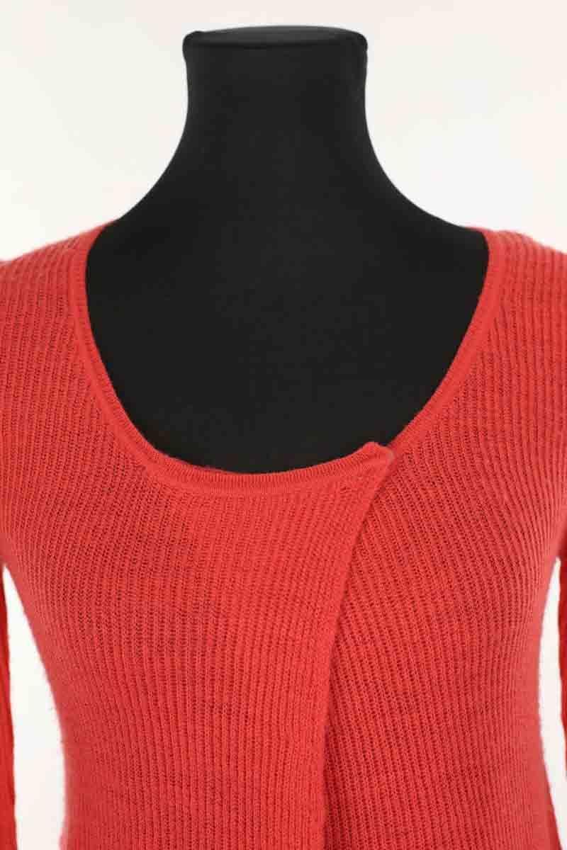 Chip wool cardigan ISABEL MARANT ÉTOILE - SECONDE MAIN Orange