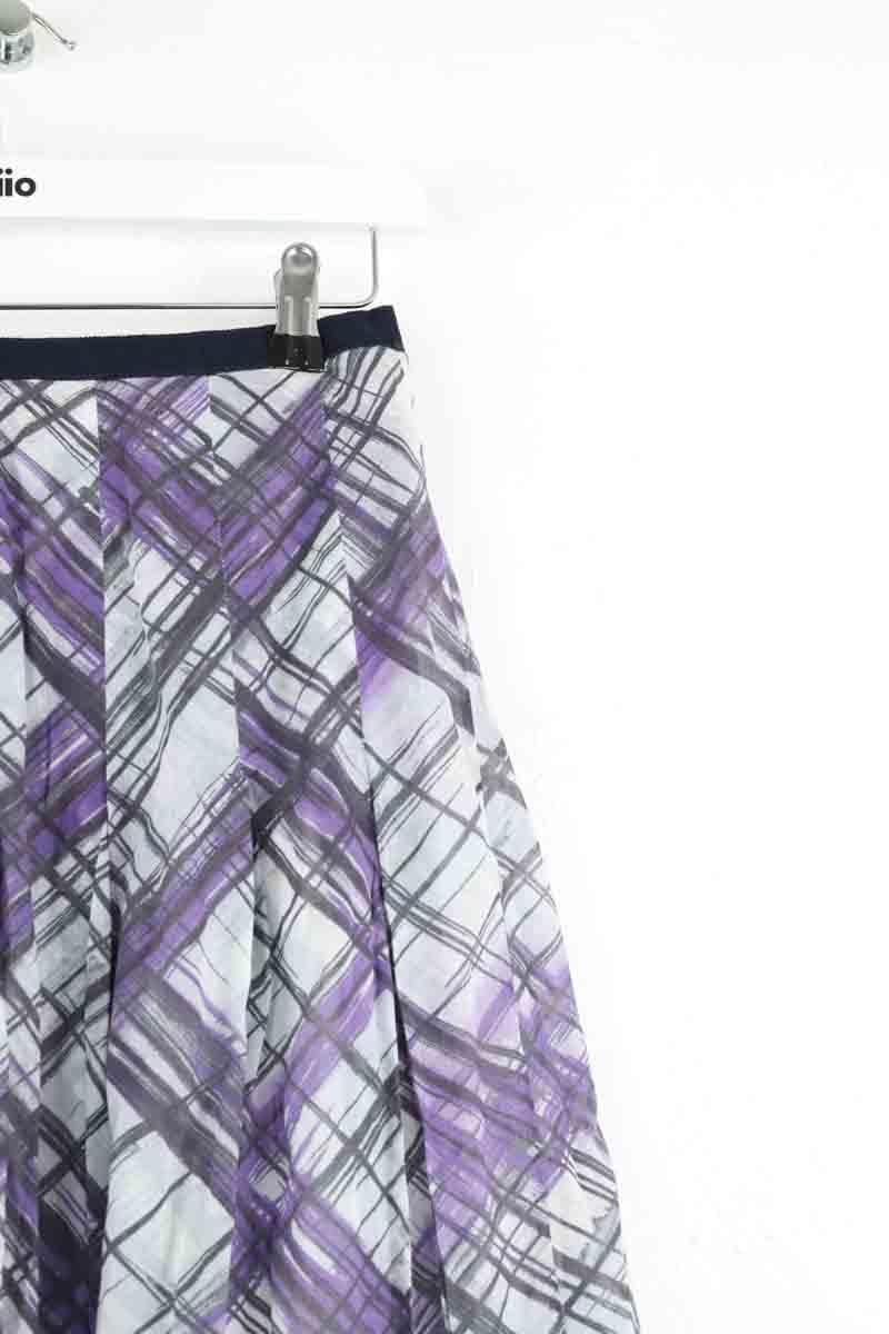 Cotton skirt Purple