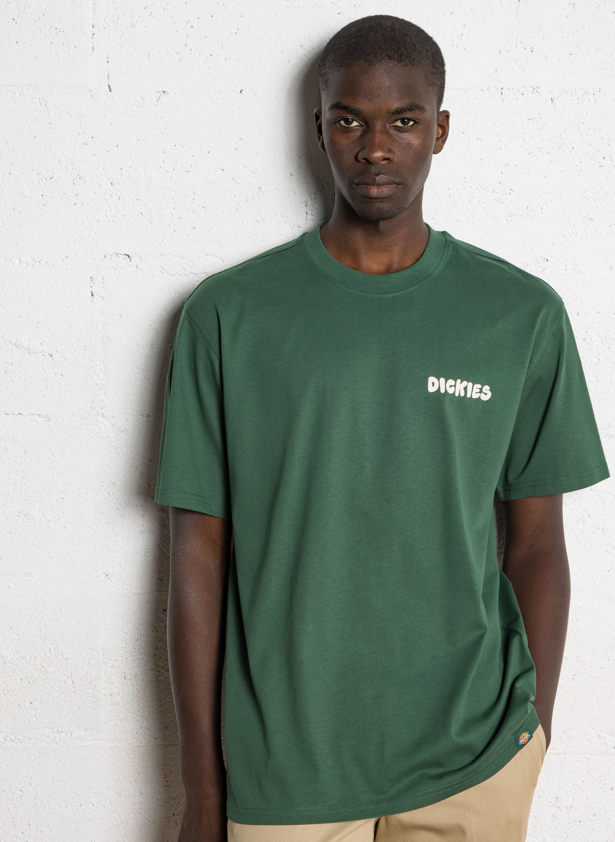 Recht, katoenen T-shirt DICKIES Groen