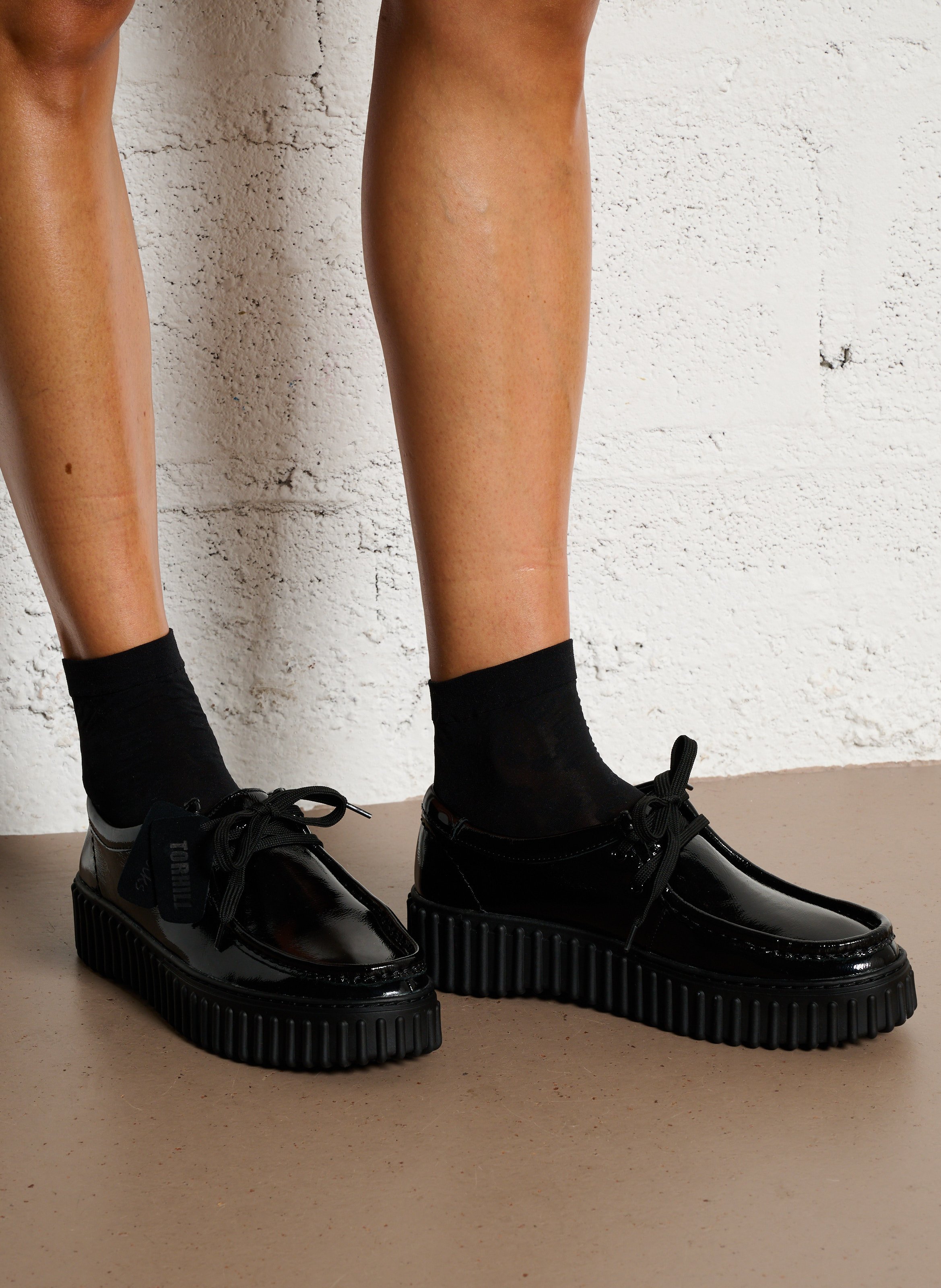 La Crâneuse patent leather Derby shoes CLARKS Black