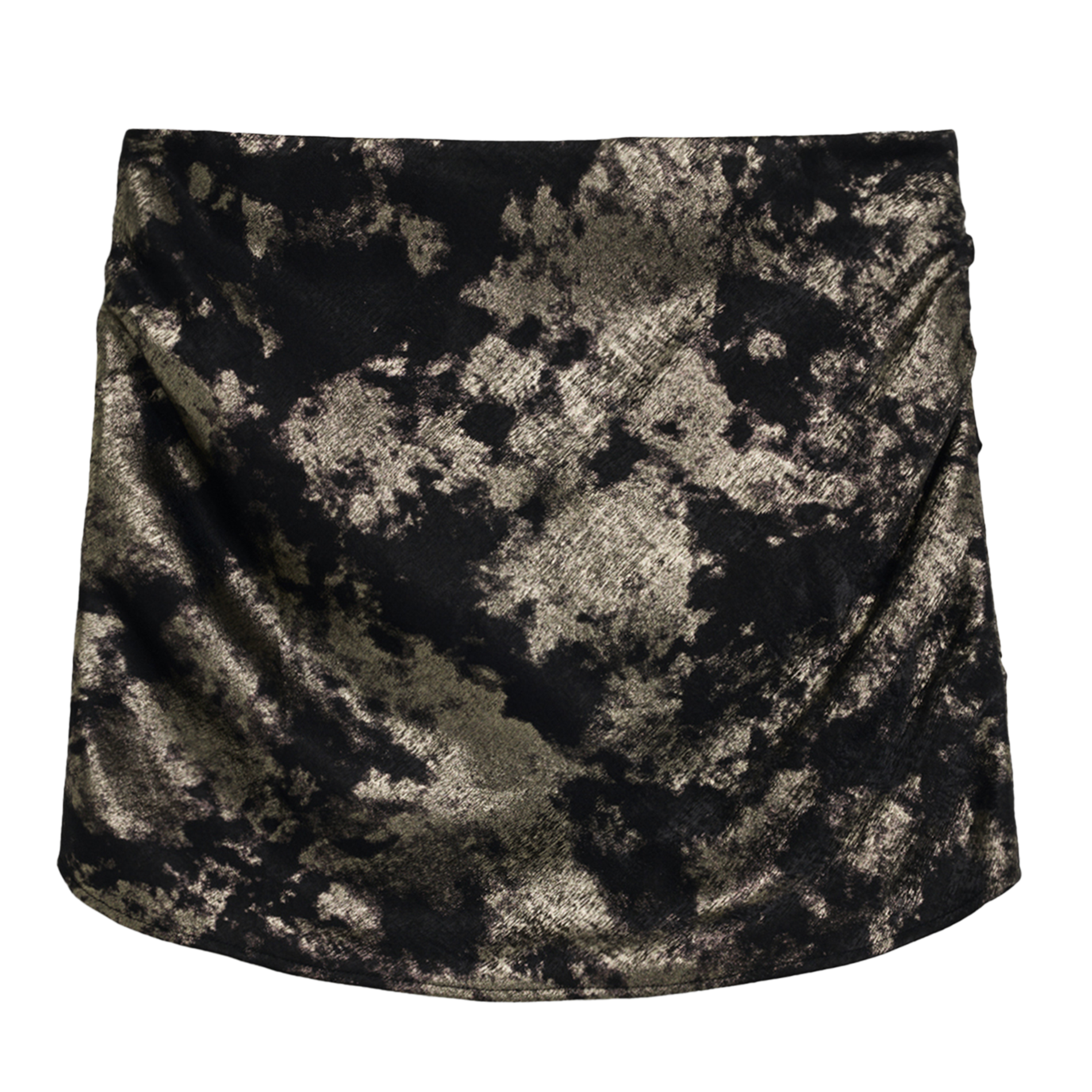 Gonna corta drappeggiata DESIGUAL Nero