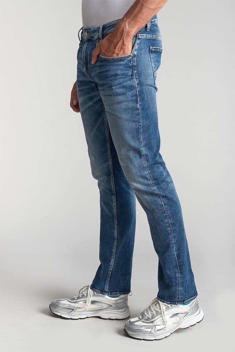 Straight jogger jeans 800/12 regular, length 34 LE TEMPS DES CERISES Blue
