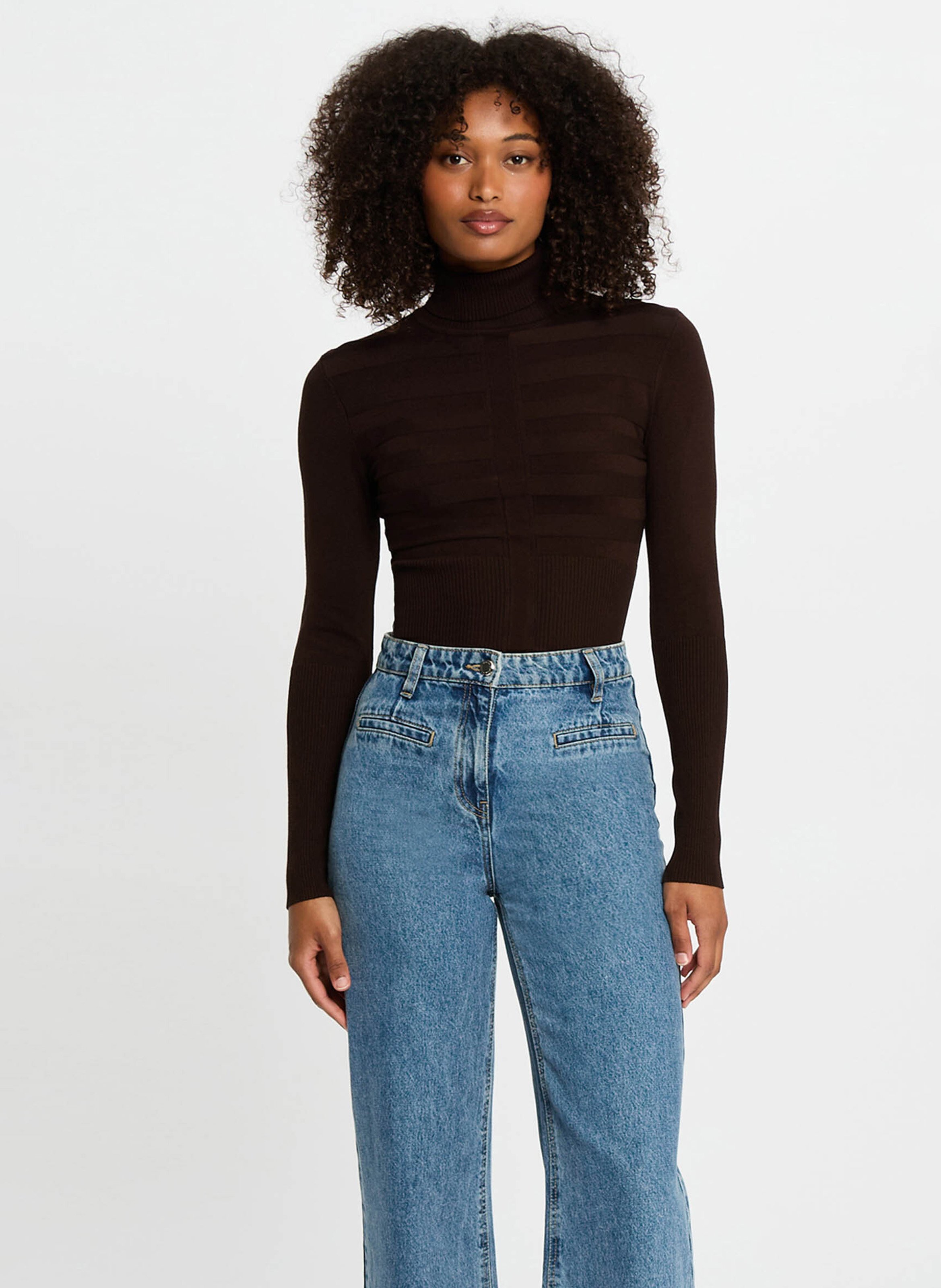 Pull col roulé MORGAN