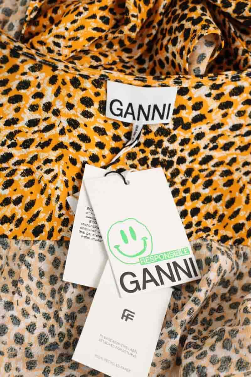 Dress GANNI - Seconde Main Yellow