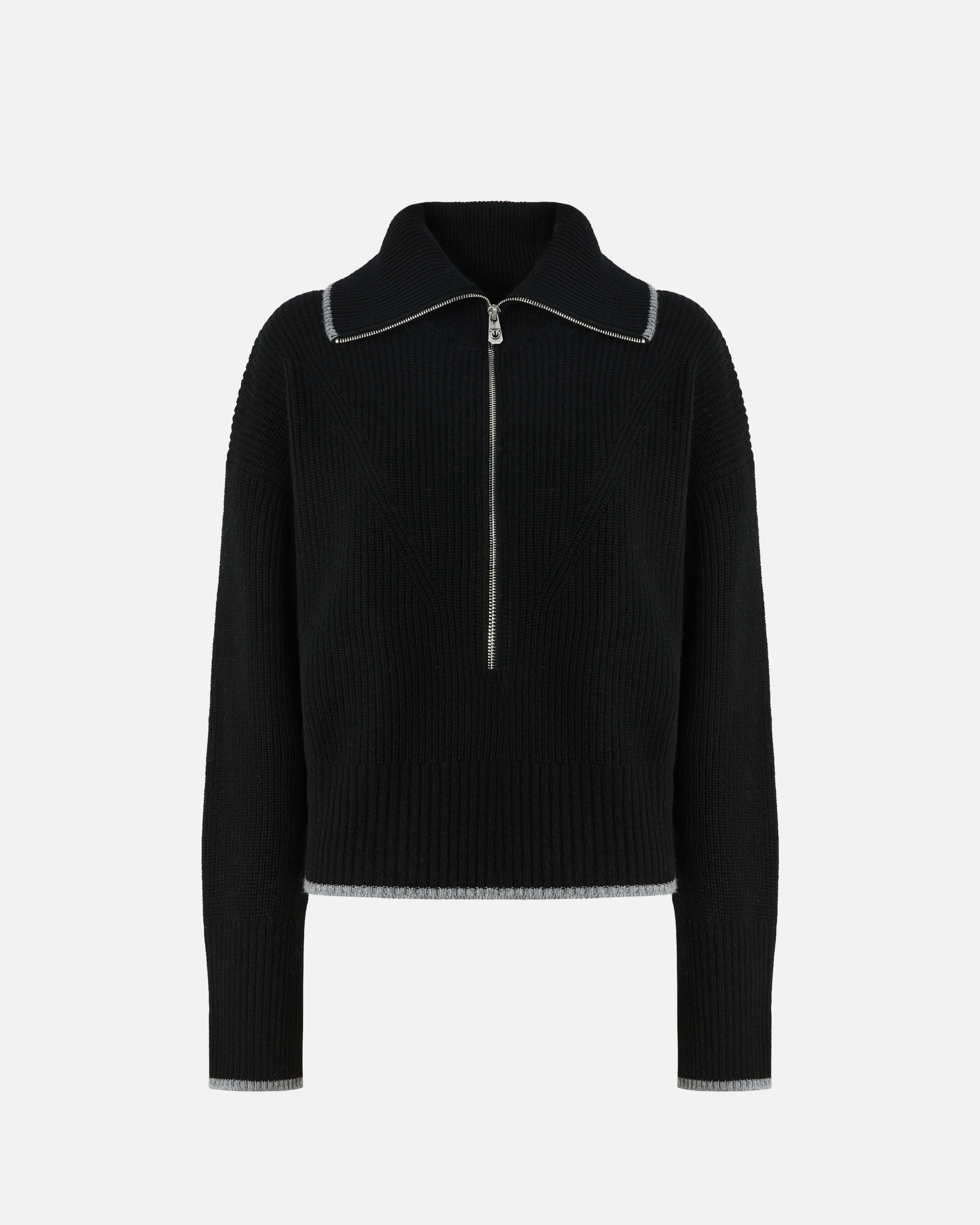 Zip-up wool and cashmere sweater PINKO
