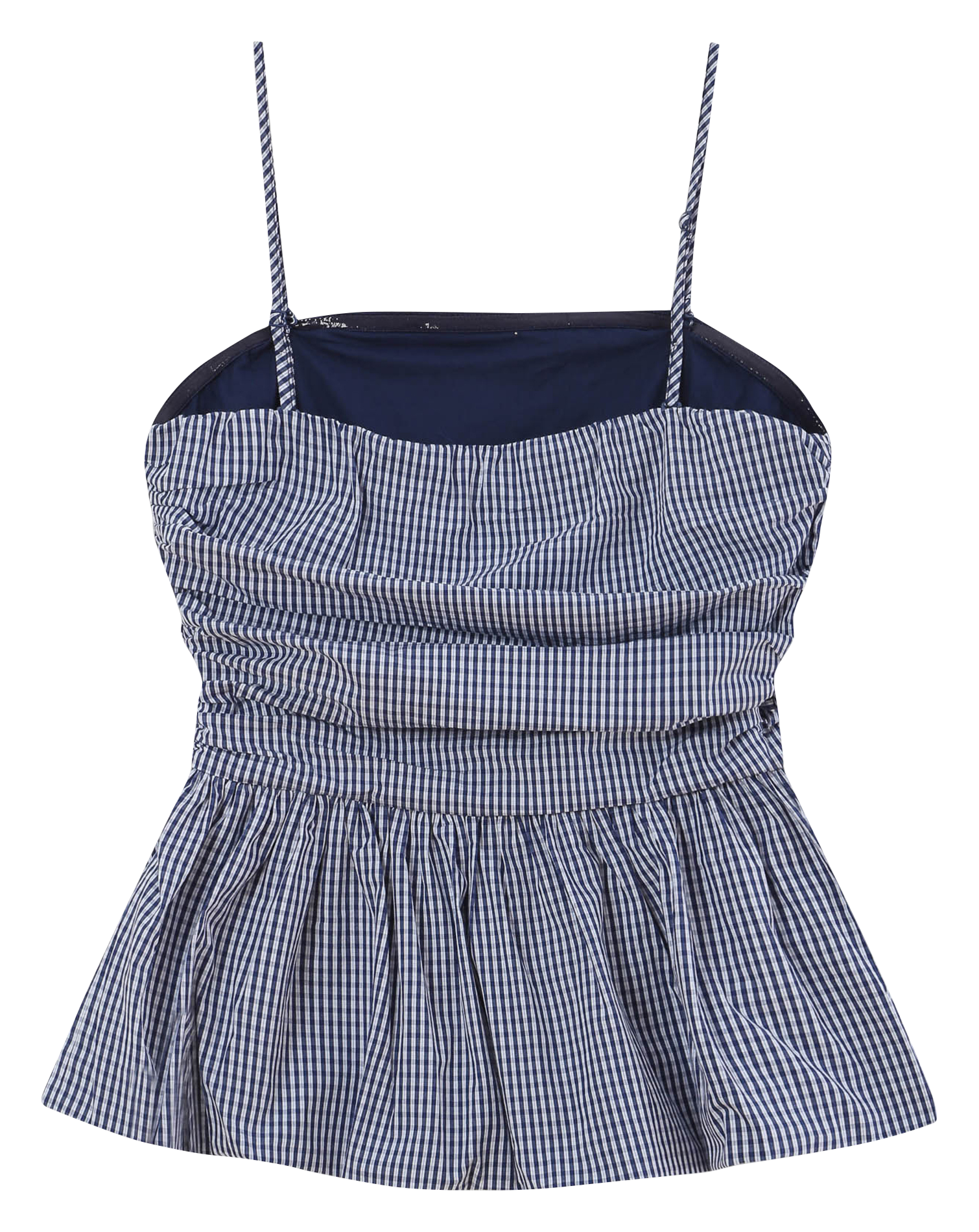 Top droit en coton imprimé GRACE ET MILA Bleu