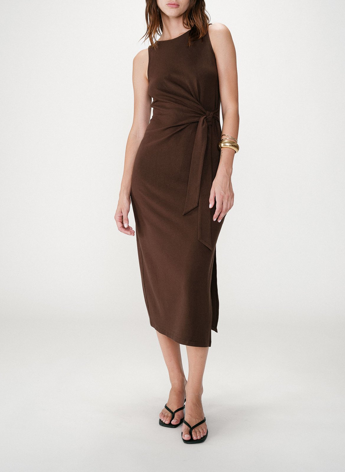 Robe midi col rond  GRACE ET MILA