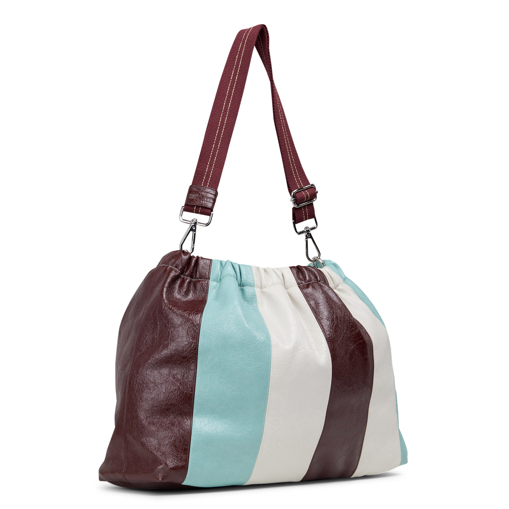 Handtas van imitatieleer BELLEROSE Gestreepte