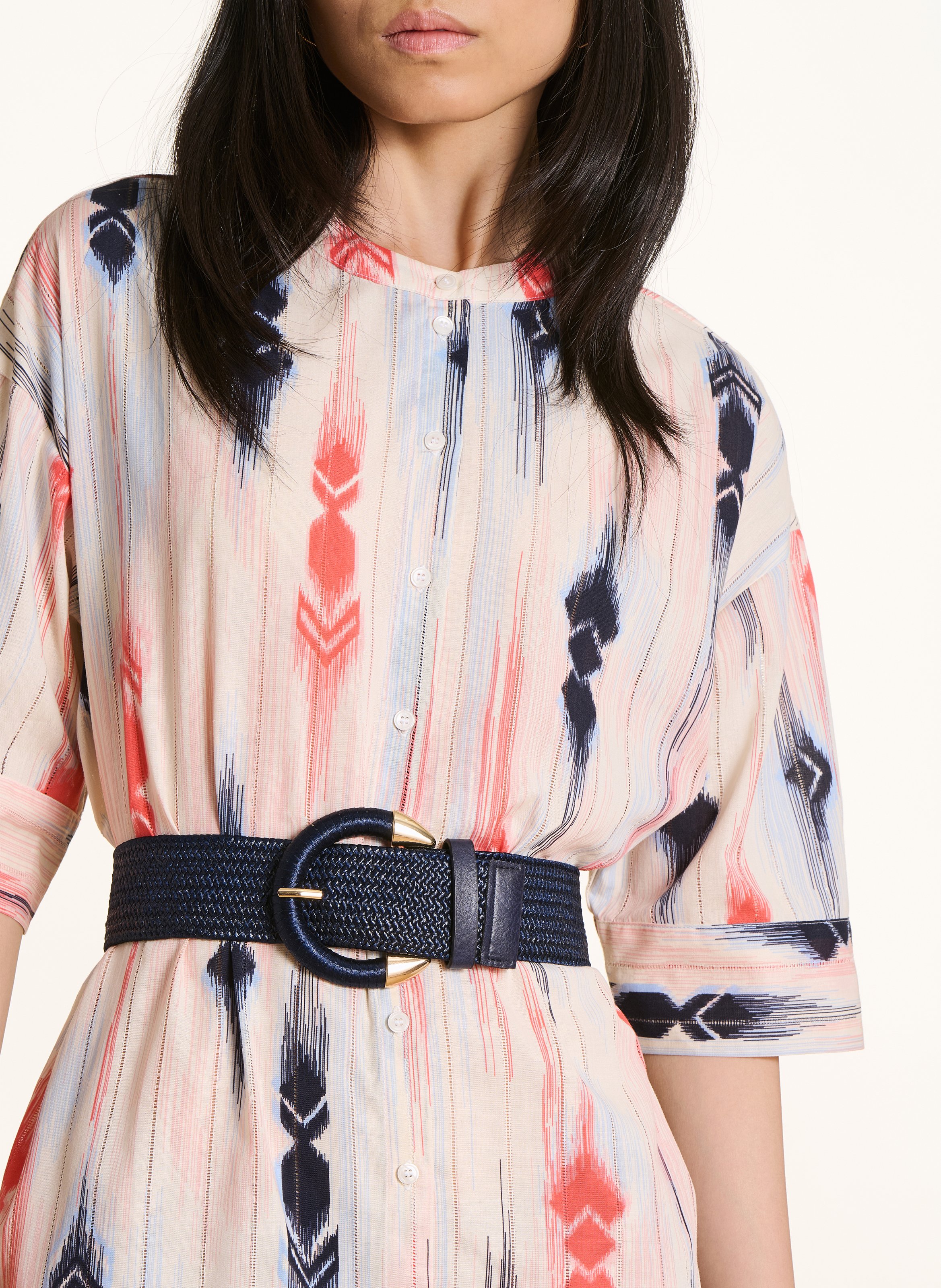 Ceintuur met gesp LA FEE MARABOUTEE Blauw