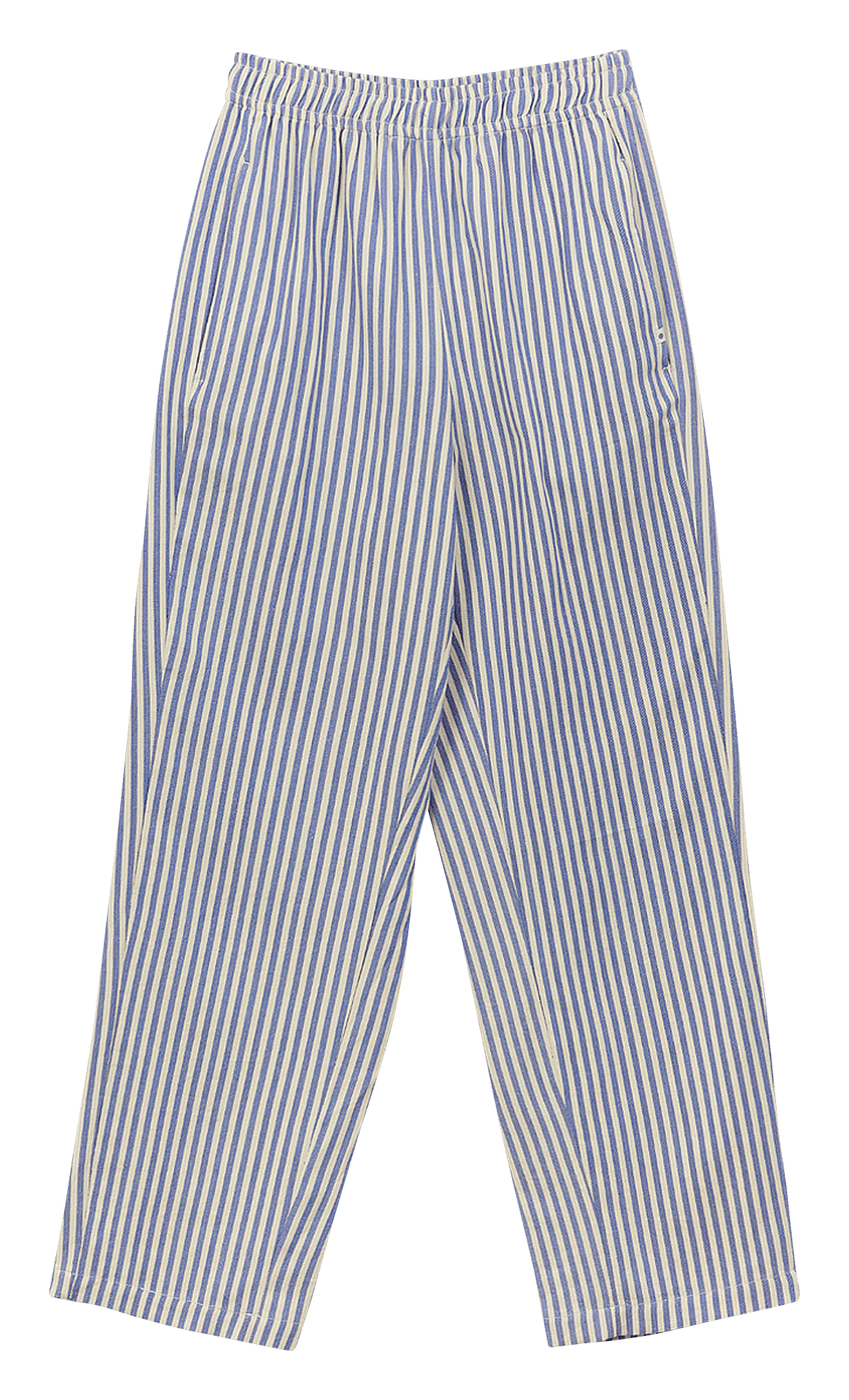 Slim-fit cotton cargo pants A.P Blue