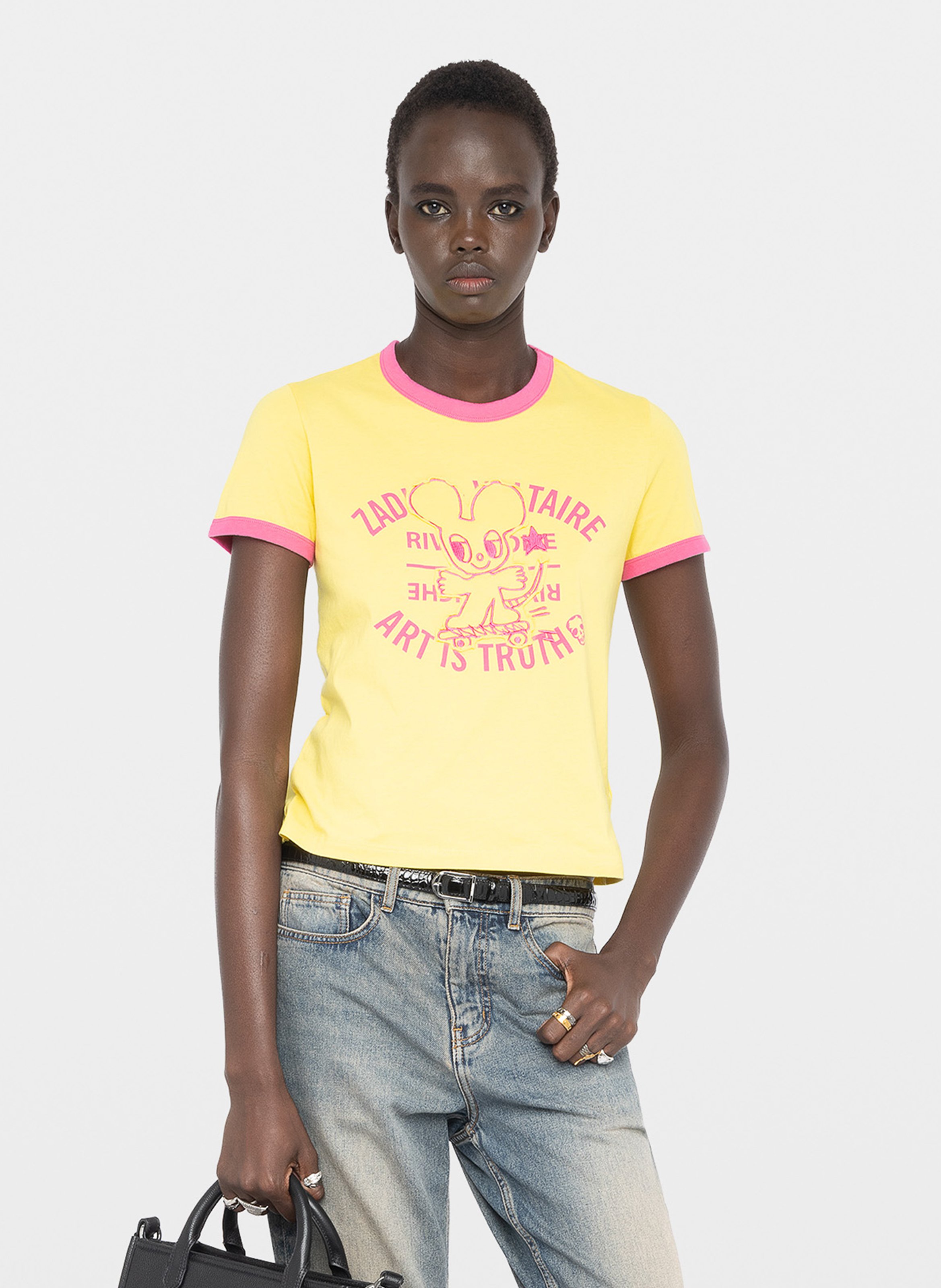 Tee-shirt col rond manches courtes imprimé ZADIG&VOLTAIRE
