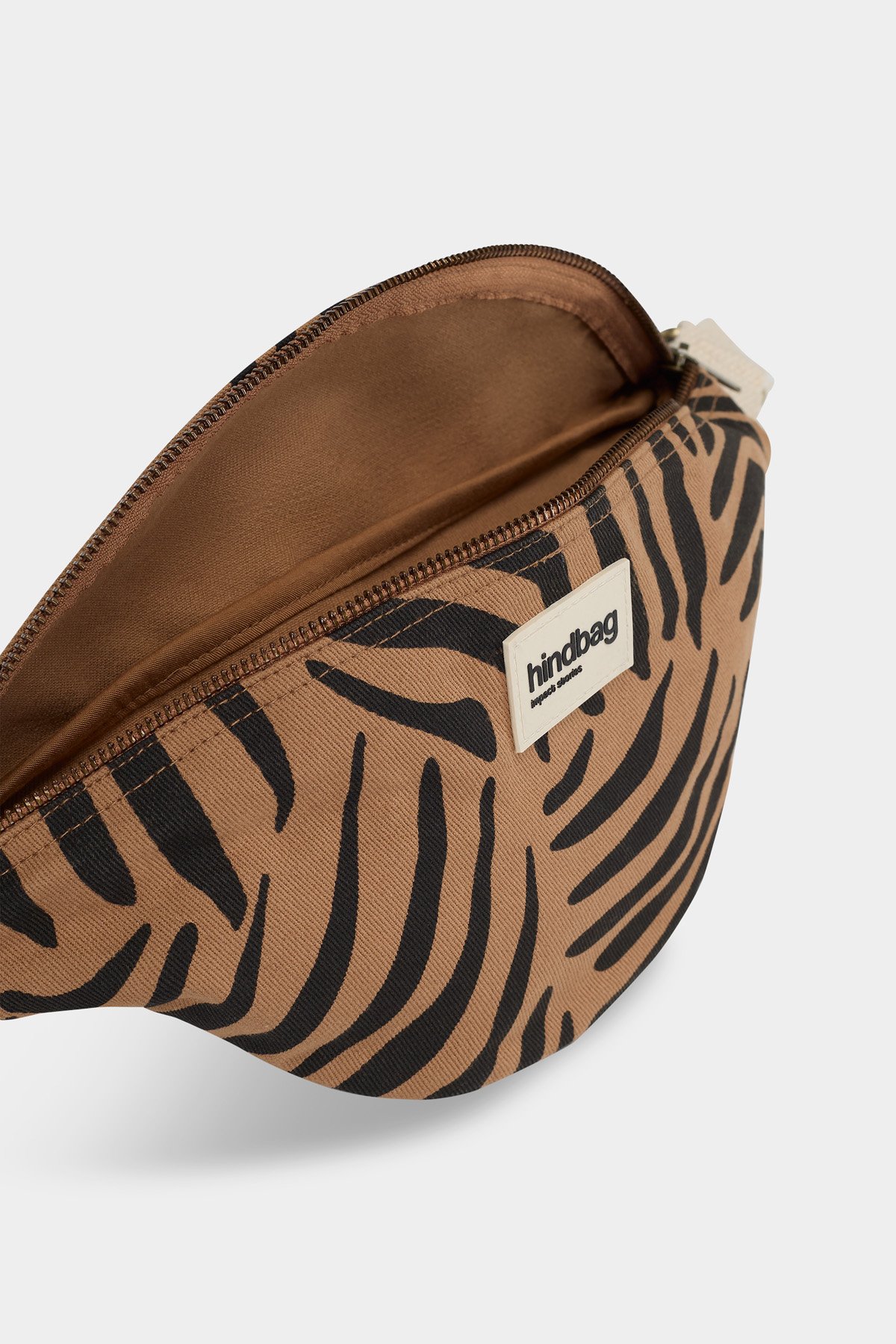 Cotton waist bag HINDBAG Brown