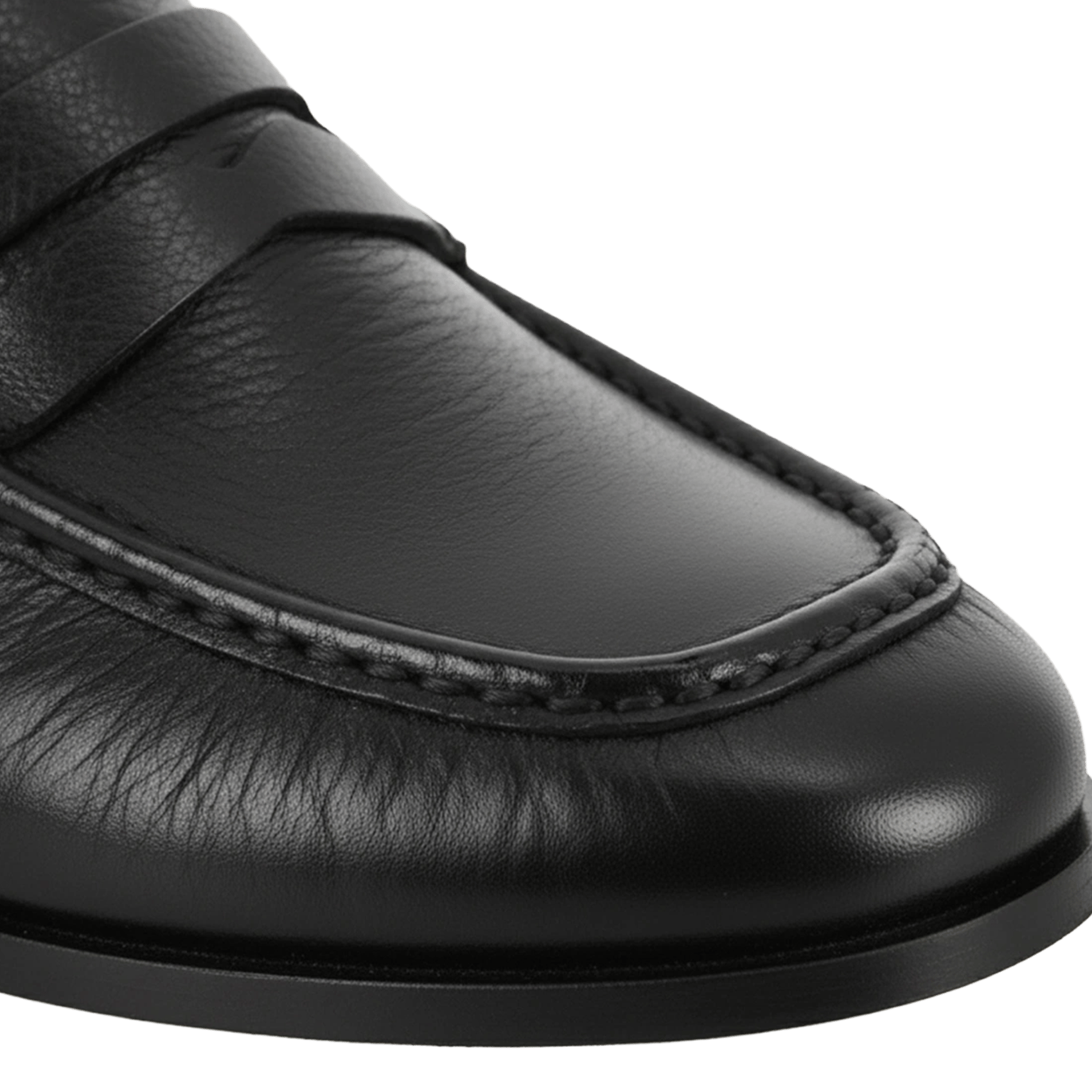 Mocassins à enfiler en cuir JONAK Noir