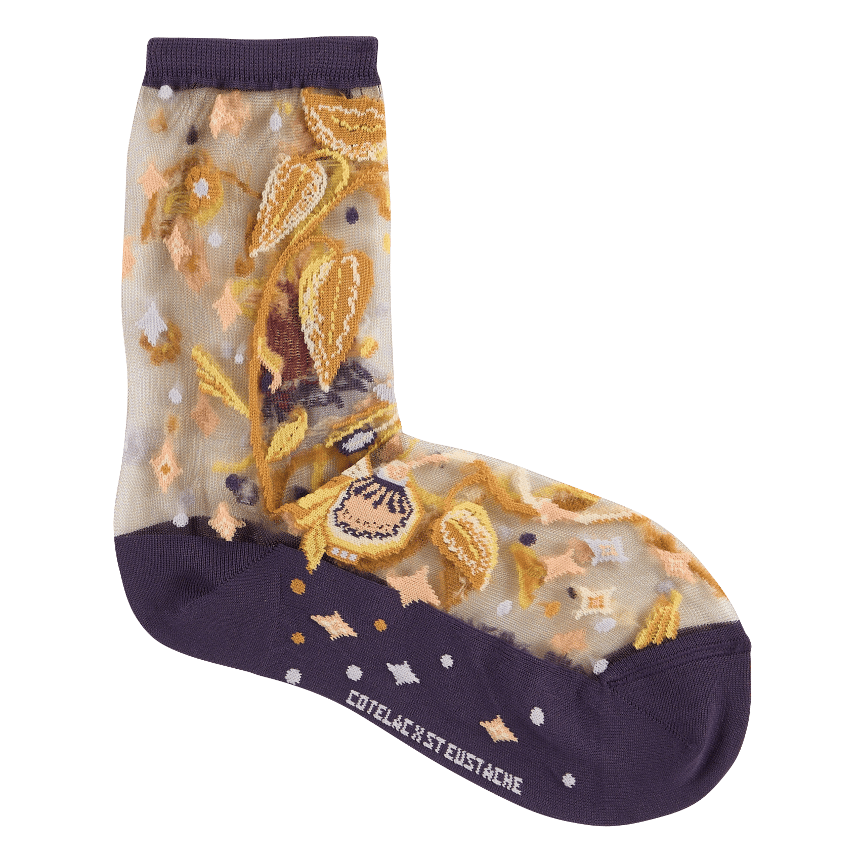 Kniestrümpfe mit Muster COTELAC Rot