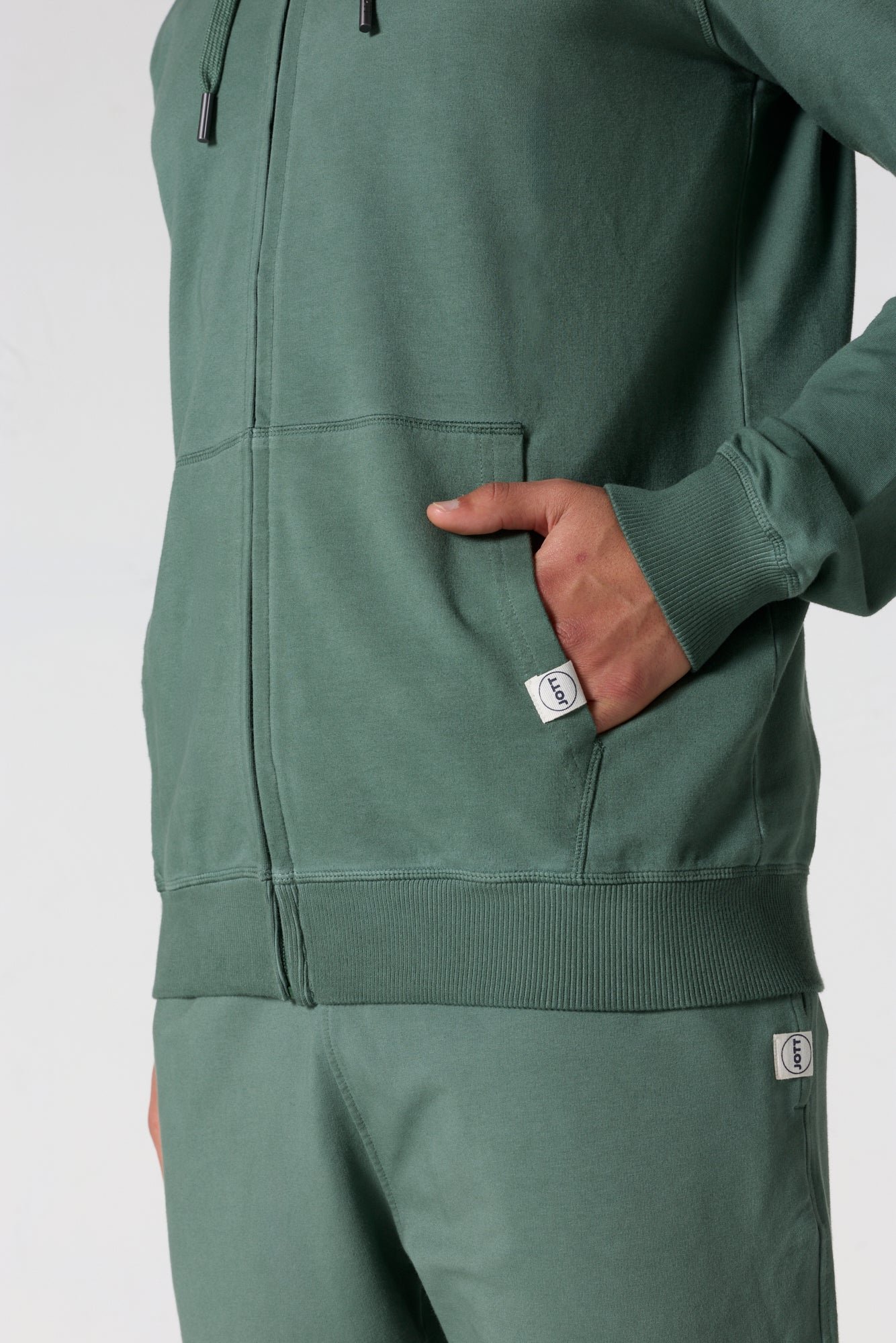 Veste zippée à capuche edgar JOTT Vert