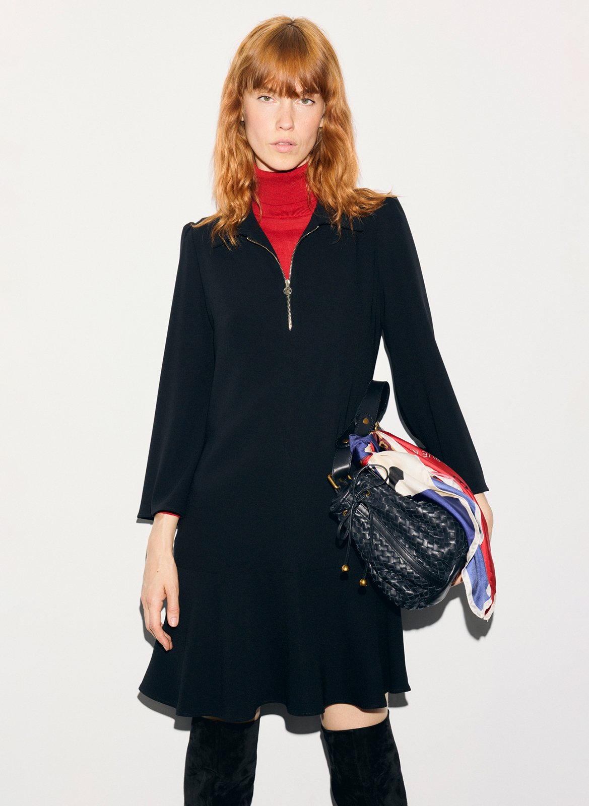 Robe courte évasée GERARD DAREL Noir