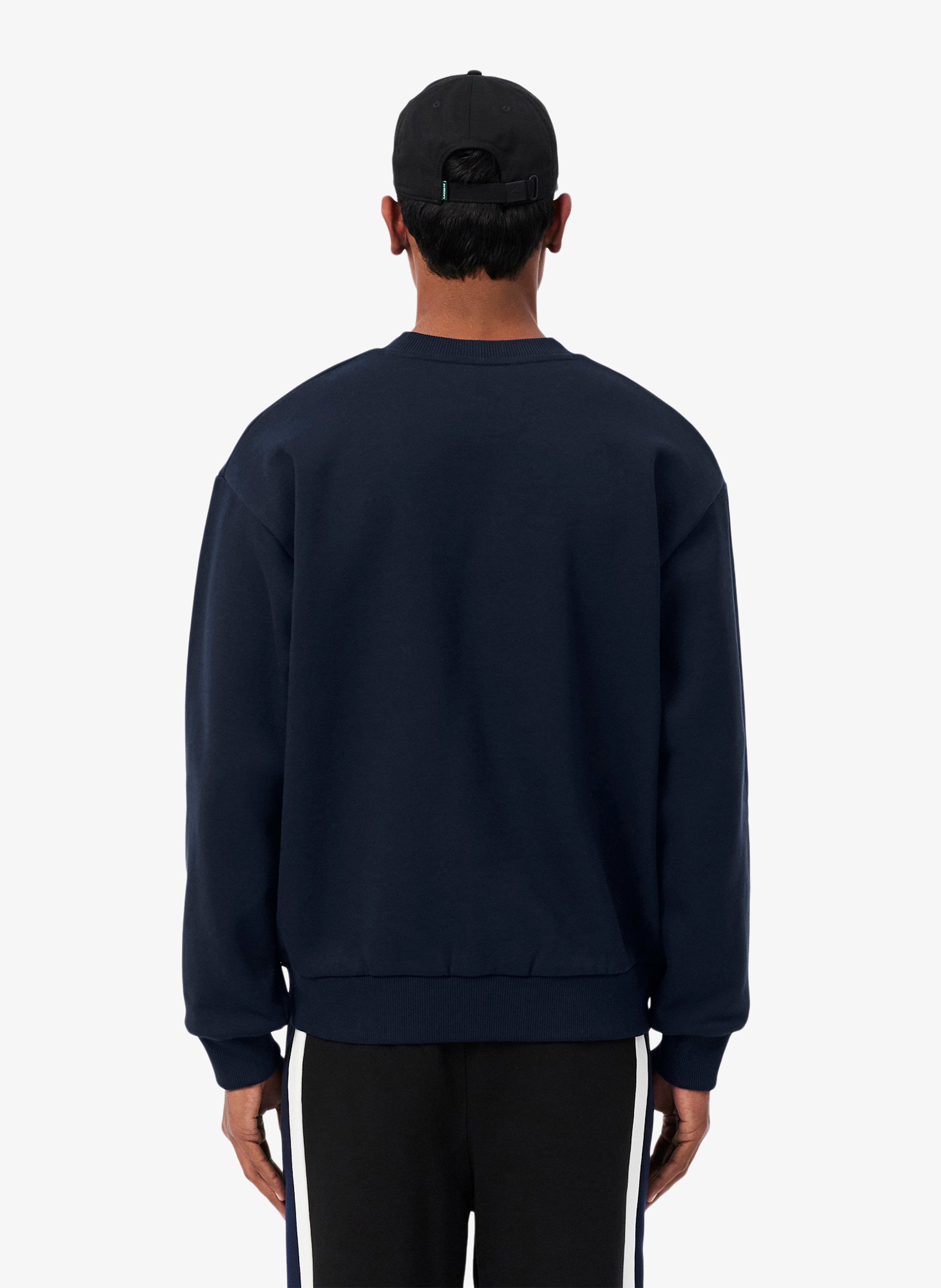 Rundhals-Sweatshirt aus Baumwoll-Mix LACOSTE Blau