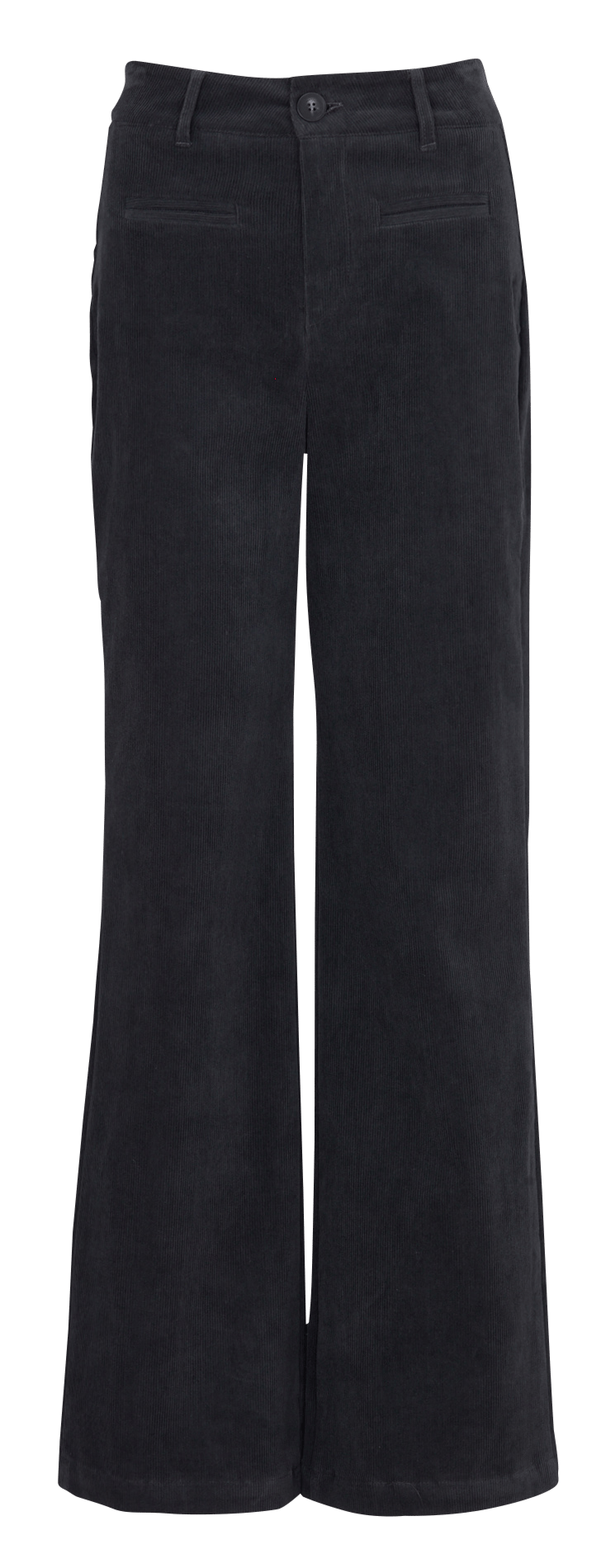 Straight corduroy pants in blended cotton MAISON HOTEL Grey