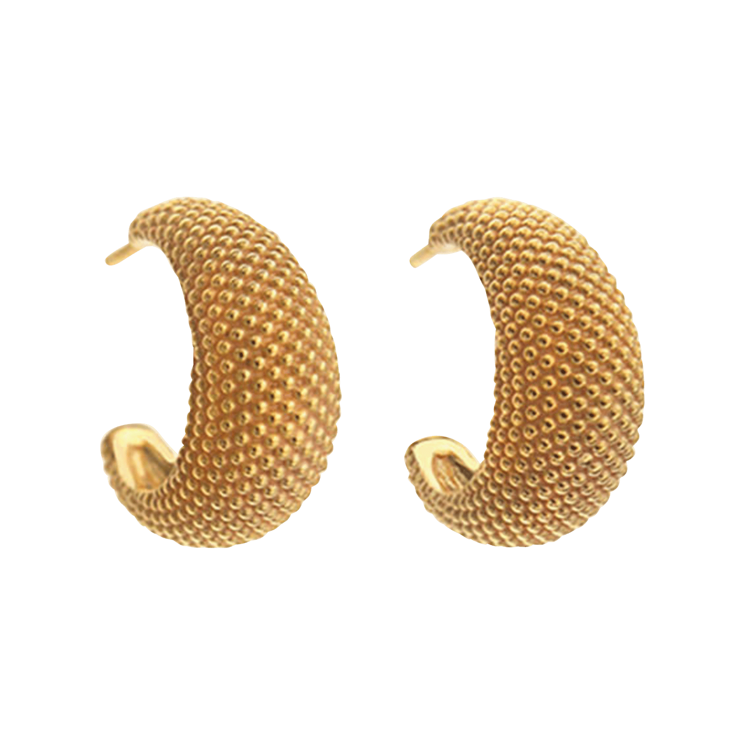 Open hoop earrings FEEKA Golden
