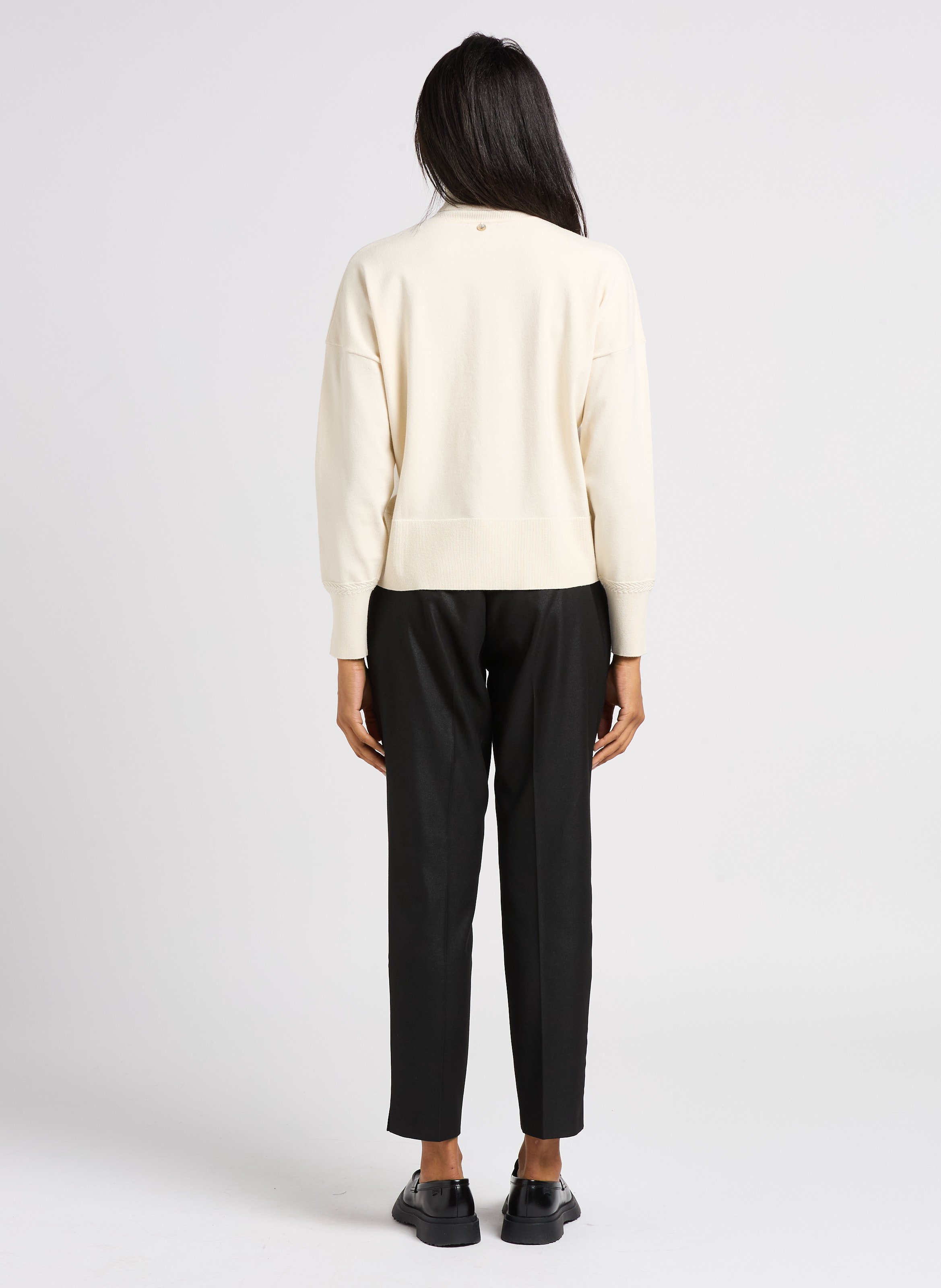 Pull ample col roulé  ONE STEP Beige