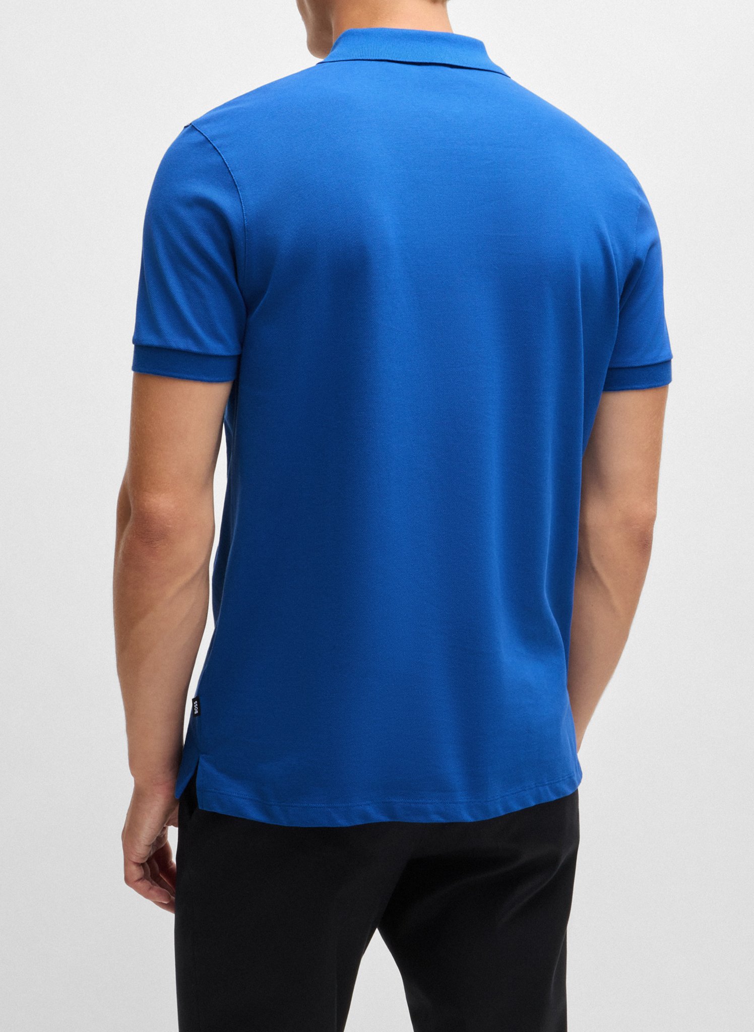 Regular-fit organic cotton polo shirt BOSS Blue