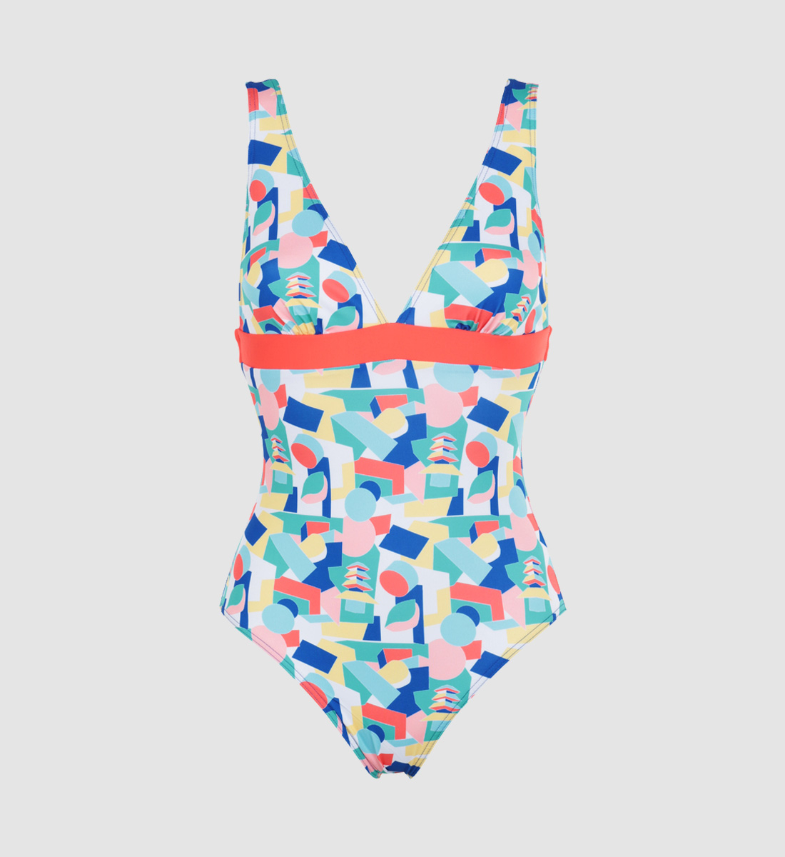 One-piece swimsuit - Caroline Derveaux GILI'S Orange