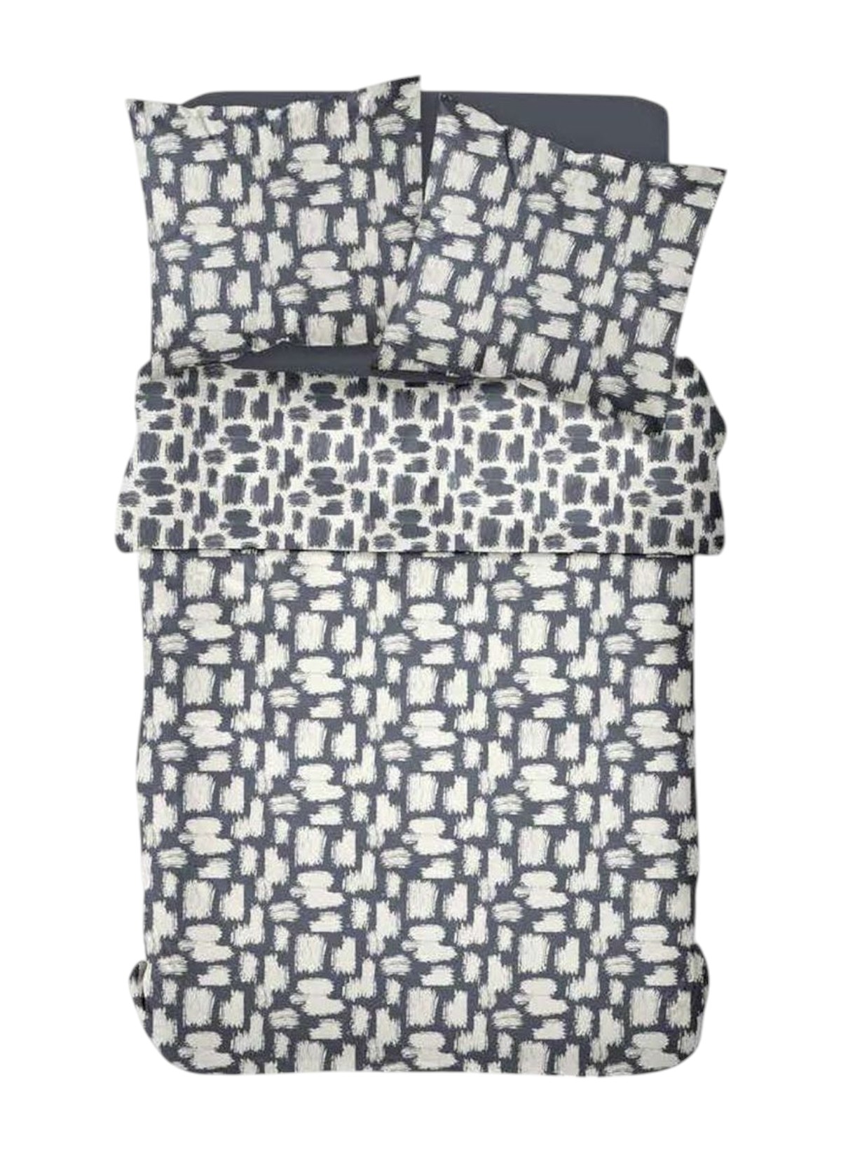 Printed cotton bed set TODAY LINGE DE MAISON White