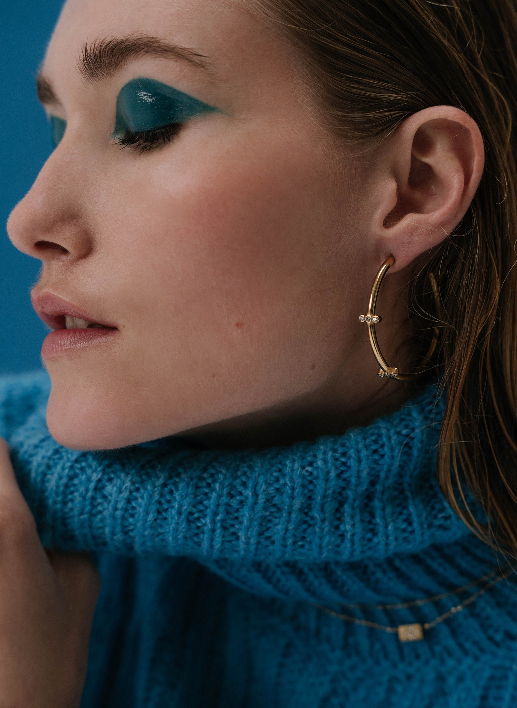 Aura hoops AEC Paris White