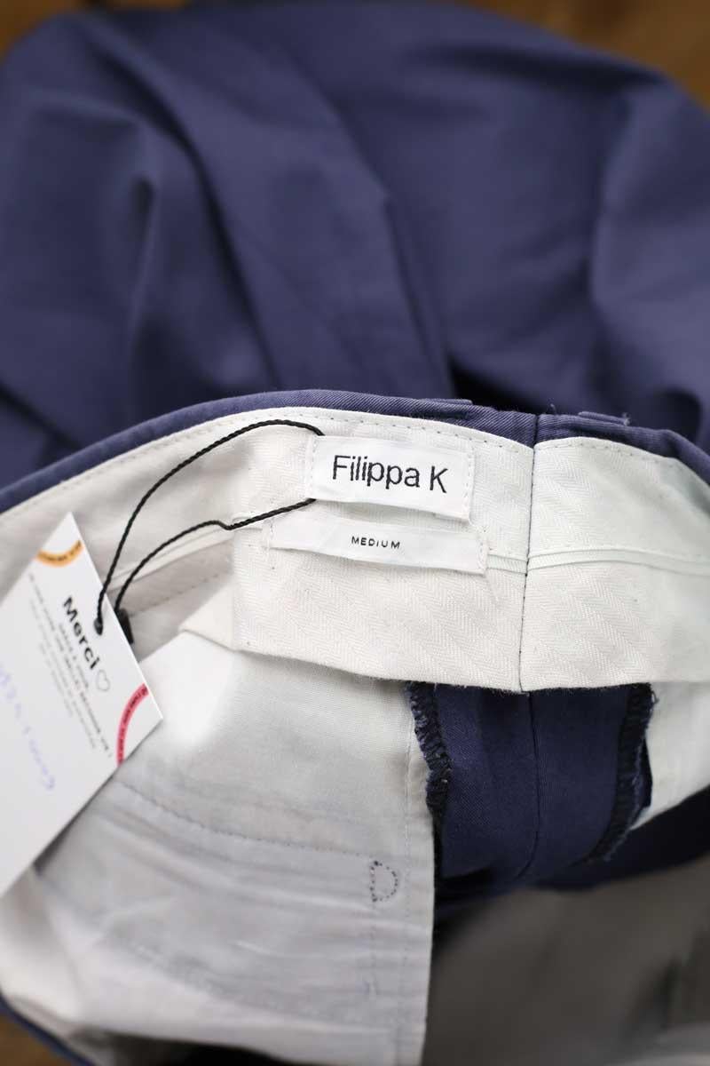 Slim-fit cotton cargo pants FILIPPA K - Seconde Main Blue